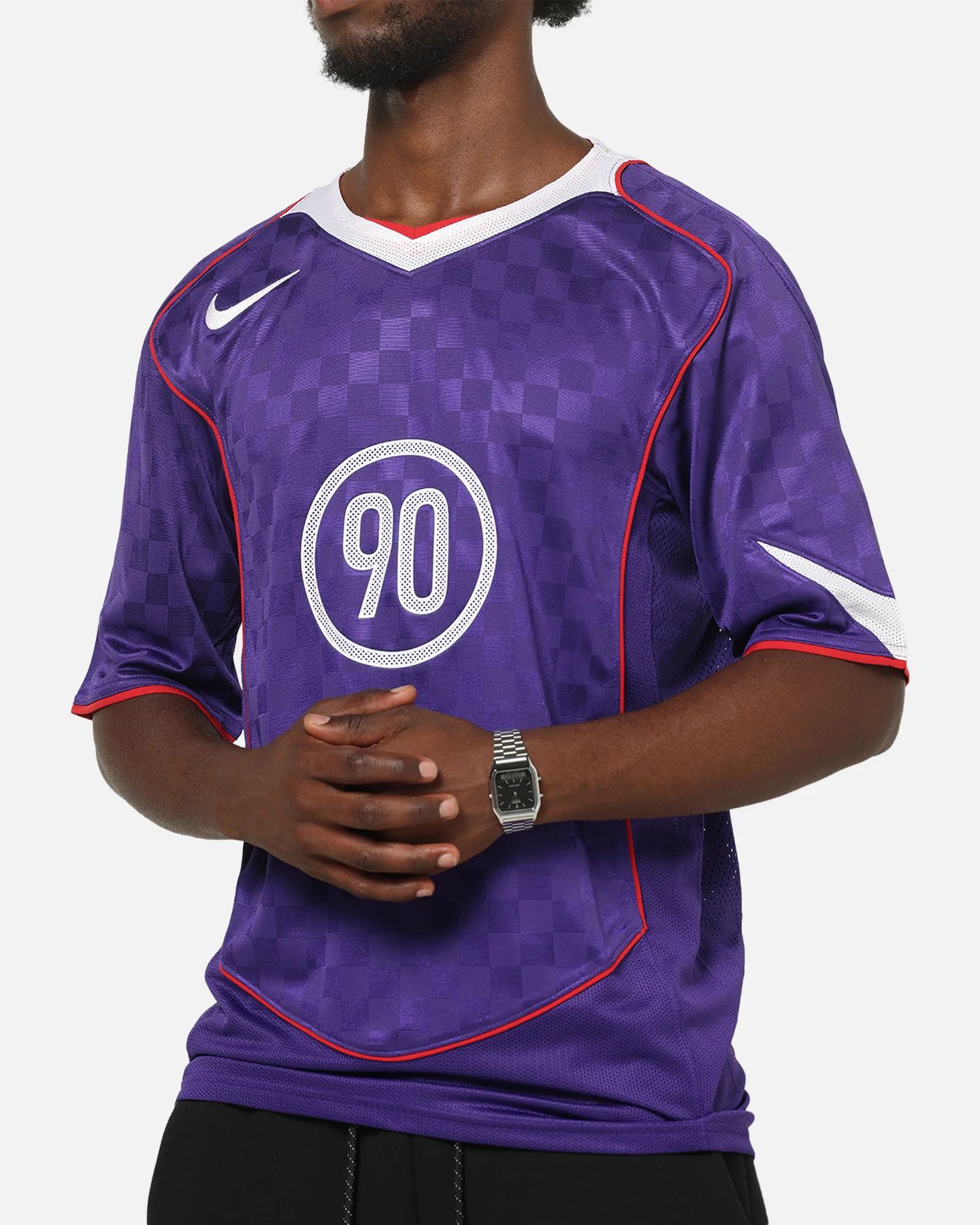 Nike Total 90 Soccer T-Shirt Playful Court Purple/White - Image 7