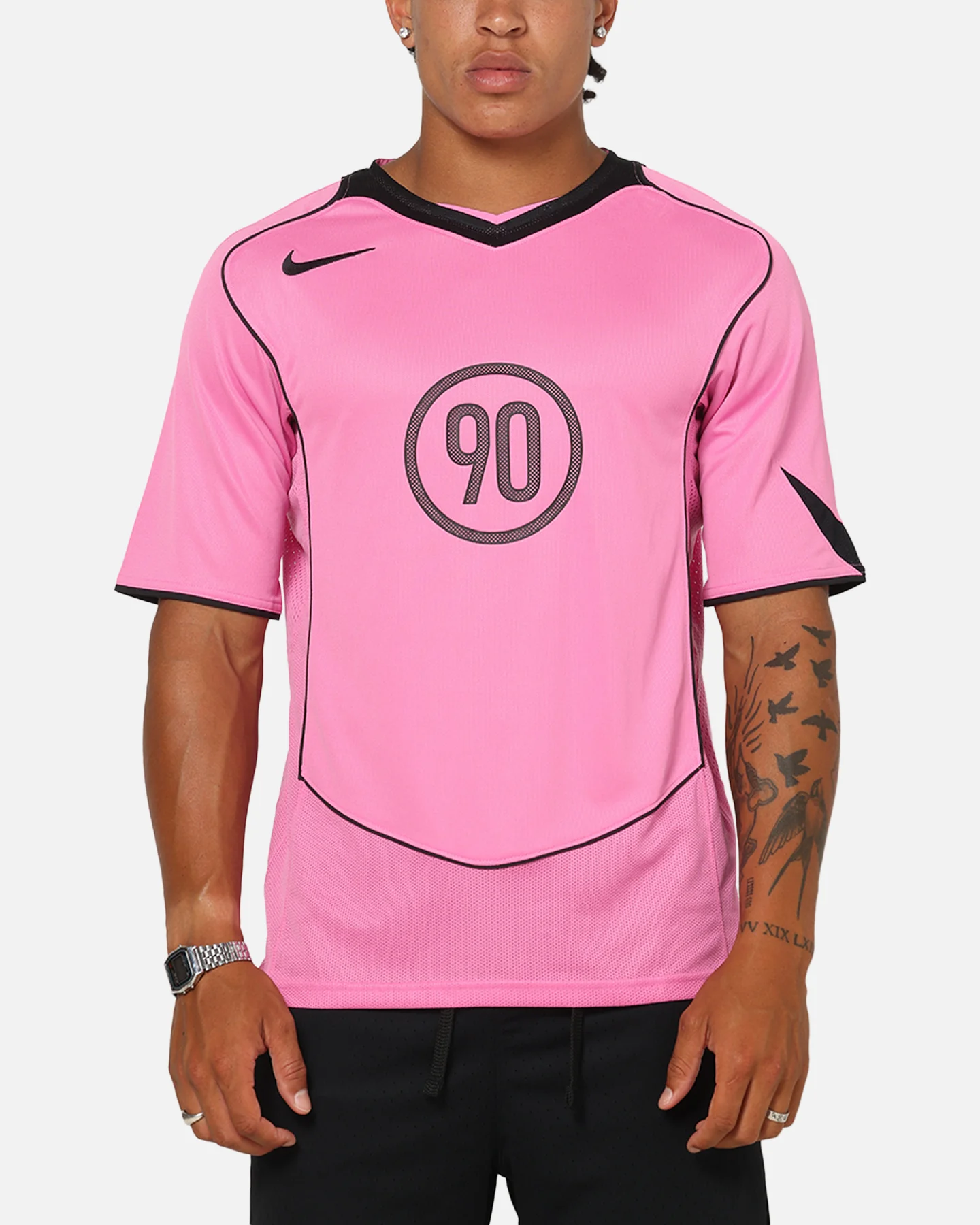 Nike Total 90 Soccer T-Shirt Playful Pink/Black