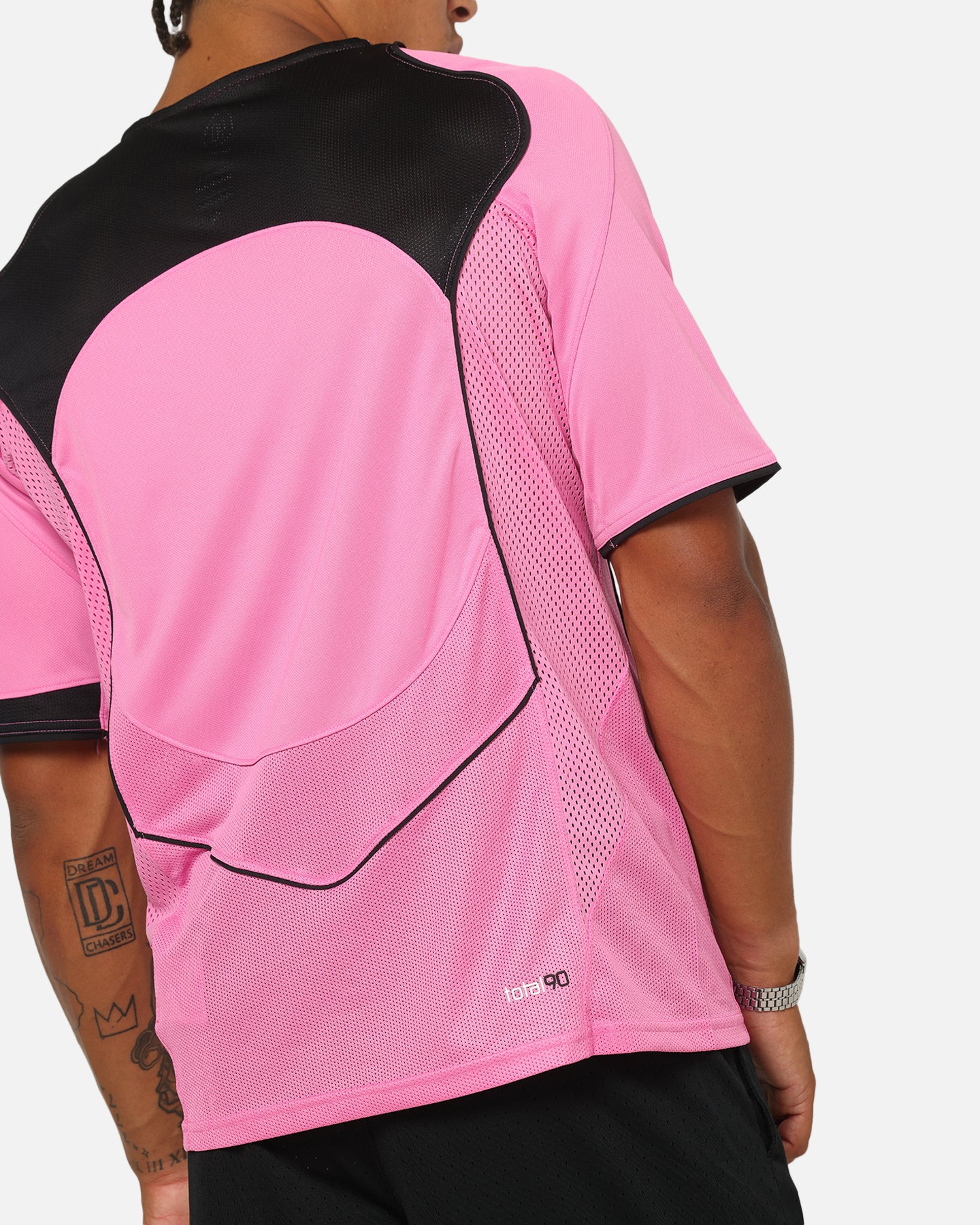 Nike Total 90 Soccer T-Shirt Playful Pink/Black - Image 7