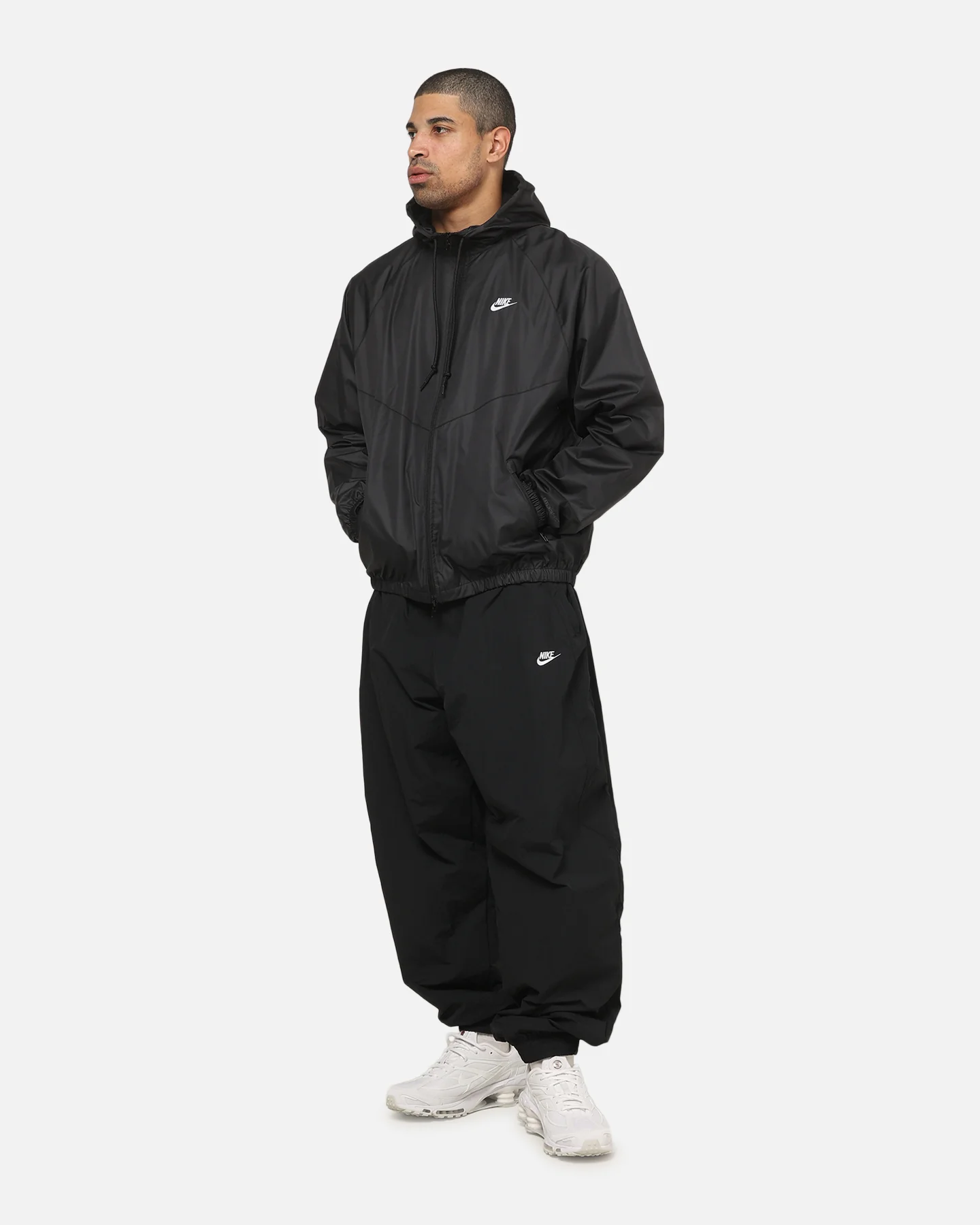 Nike Windrunner Lined Jacket Black - Image 2
