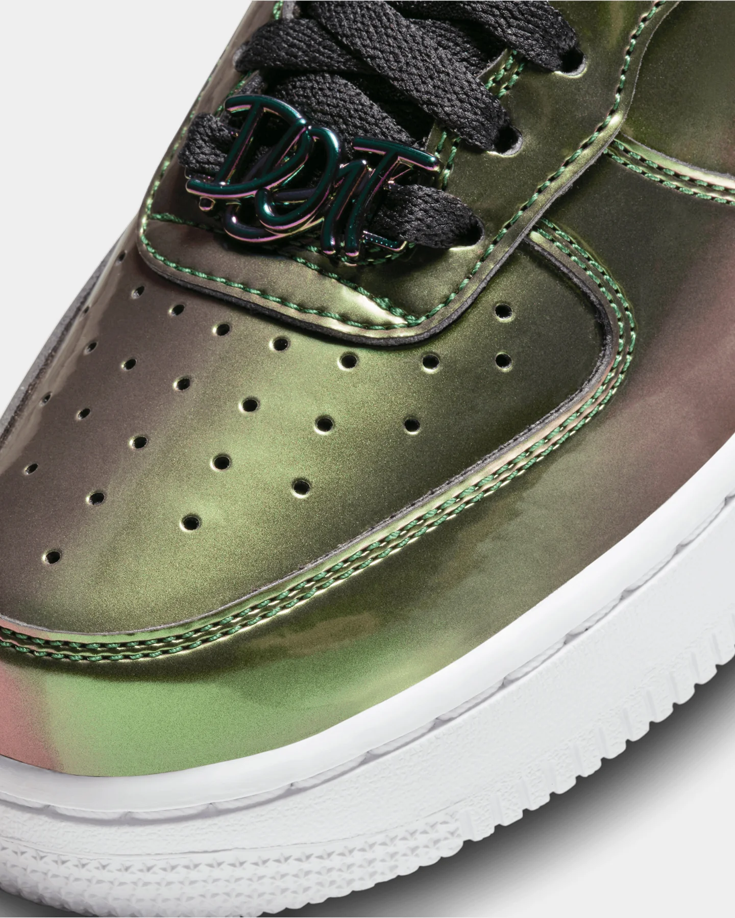 Nike Women's Air Force 1 '07 LV8 "Iridescent" Black/White - Image 6