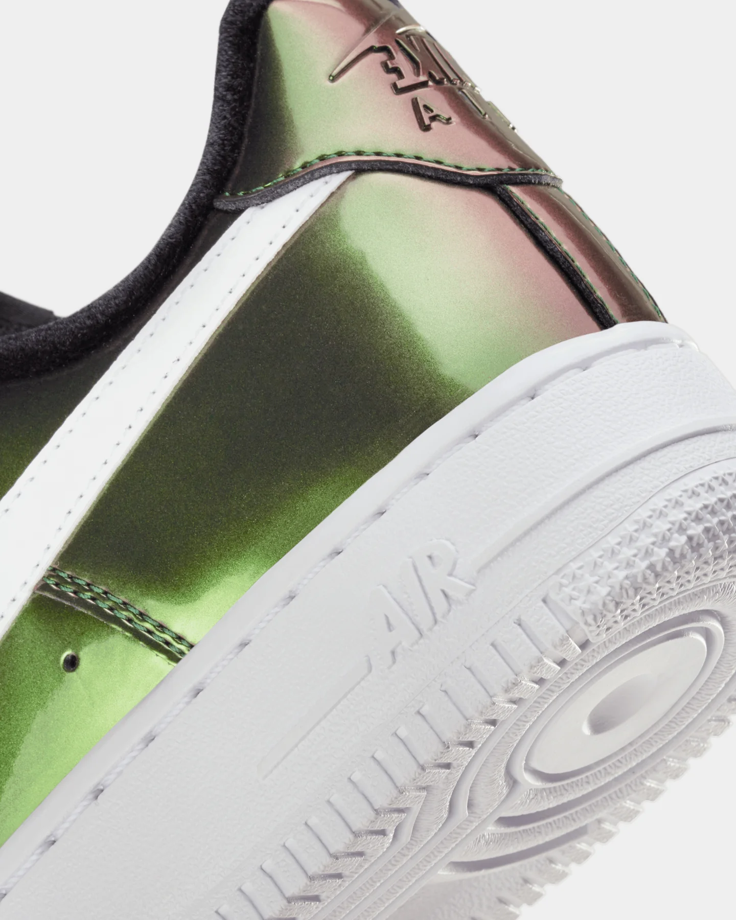 Nike Women's Air Force 1 '07 LV8 "Iridescent" Black/White - Image 8