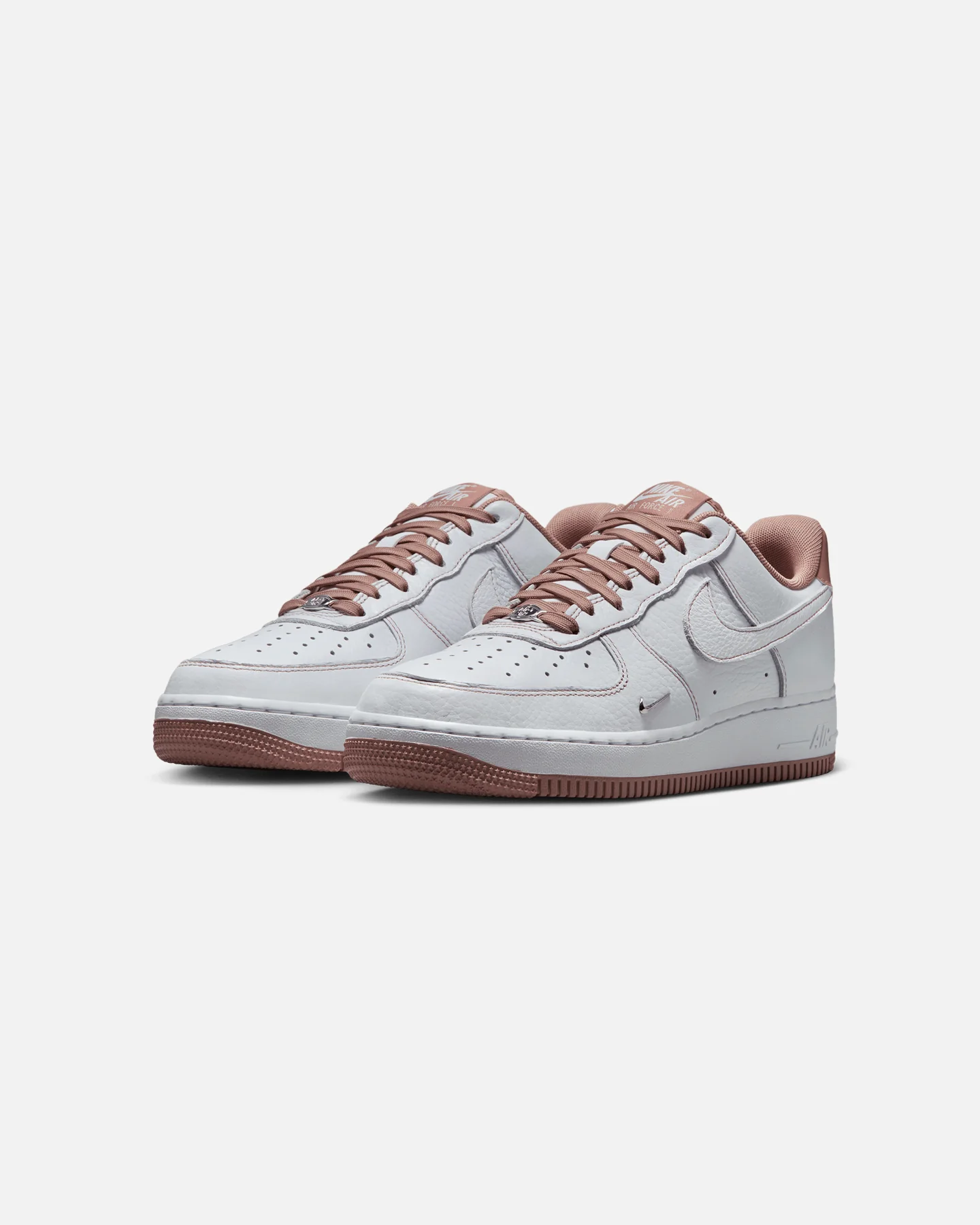 Nike Women's Air Force 1 '07 "Mini Jewel" White/Pink - Image 2