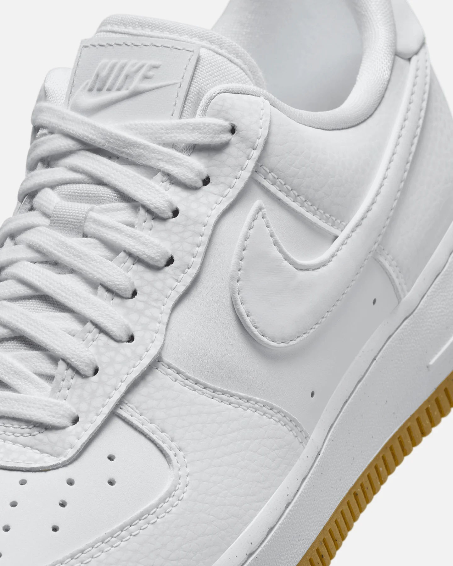 Nike Women's Air Force 1 '07 Next Nature White/Football - Image 6