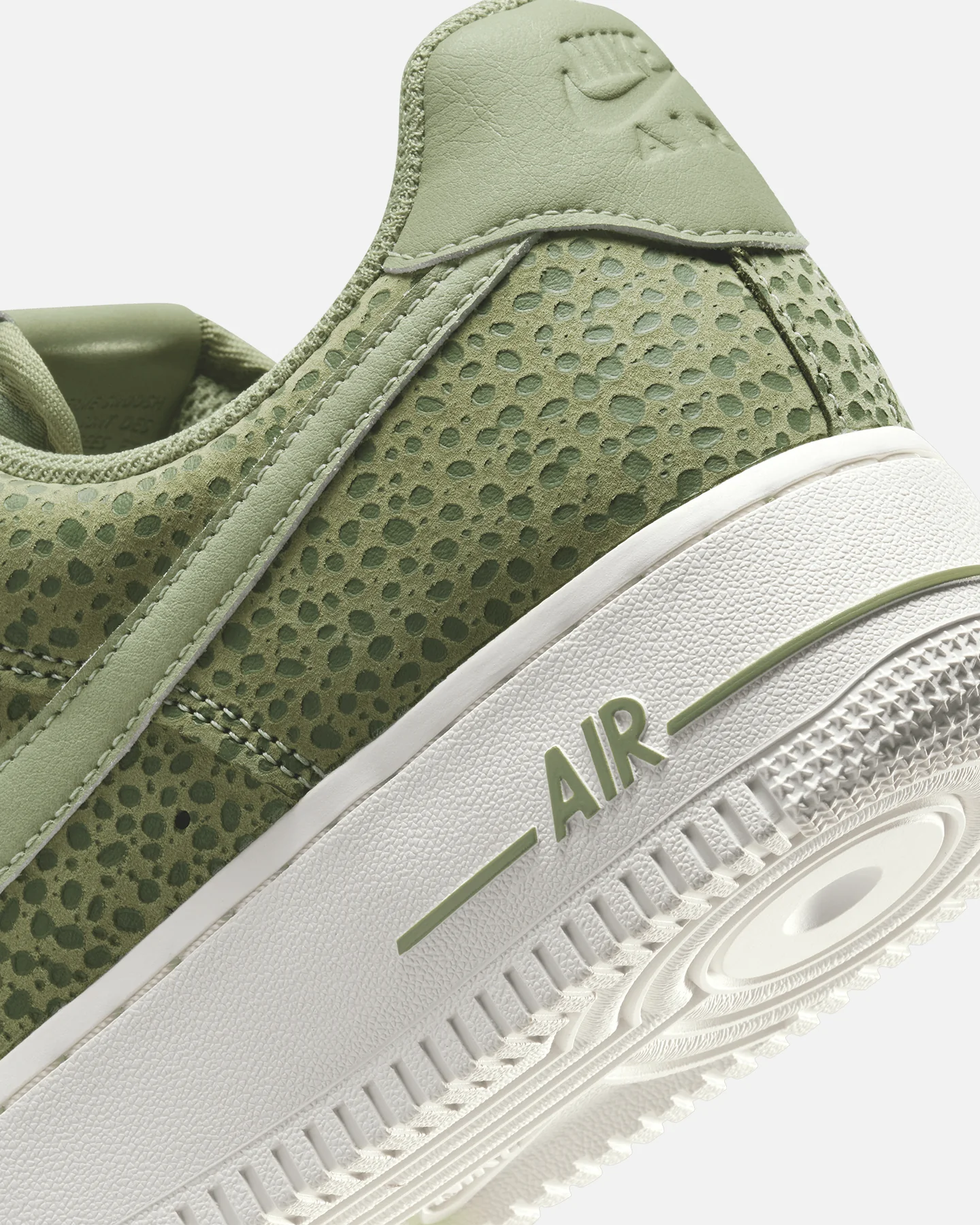 Nike Women's Air Force 1 '07 Premium Sesame/Oil Green - Image 8