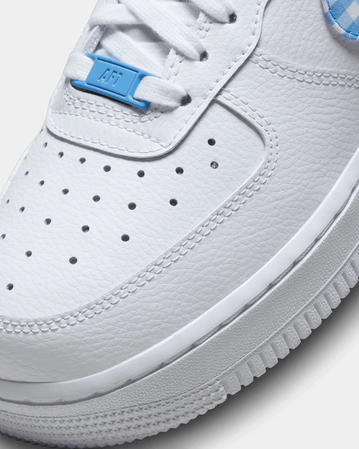 Nike Women's Air Force 1 '07 White/University Blue - Image 6