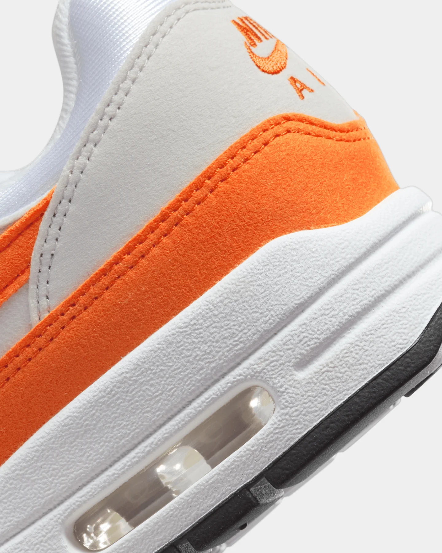 Nike Women's Air Max 1 '87 "Safety Orange" Neutral Grey/Safety Orange - Image 8