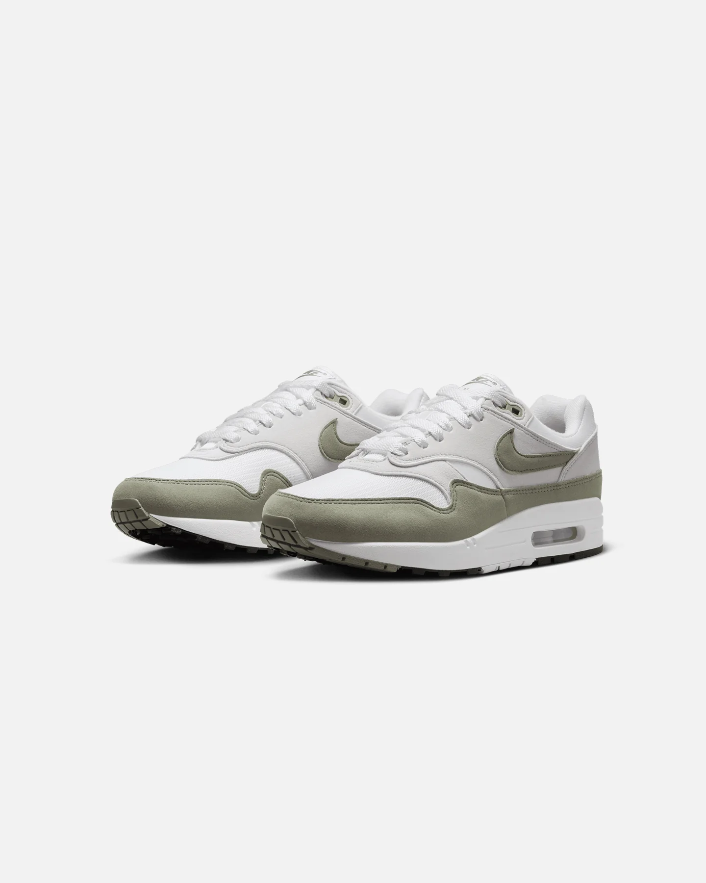 Nike Women's Air Max 1 White/Light Army - Image 2