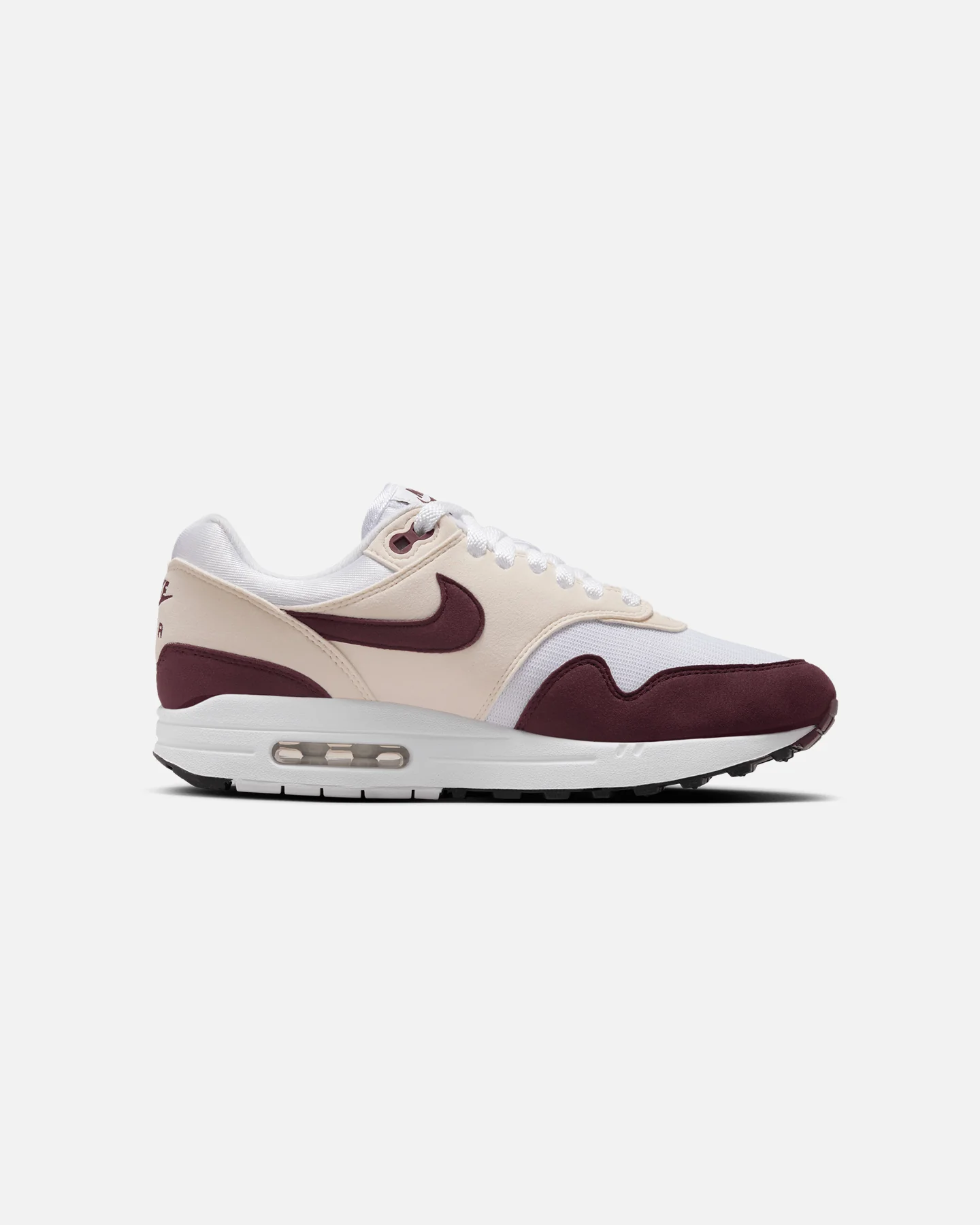 Nike Women's Air Max 1 White/Night Maroon-Phantom Black - Image 4
