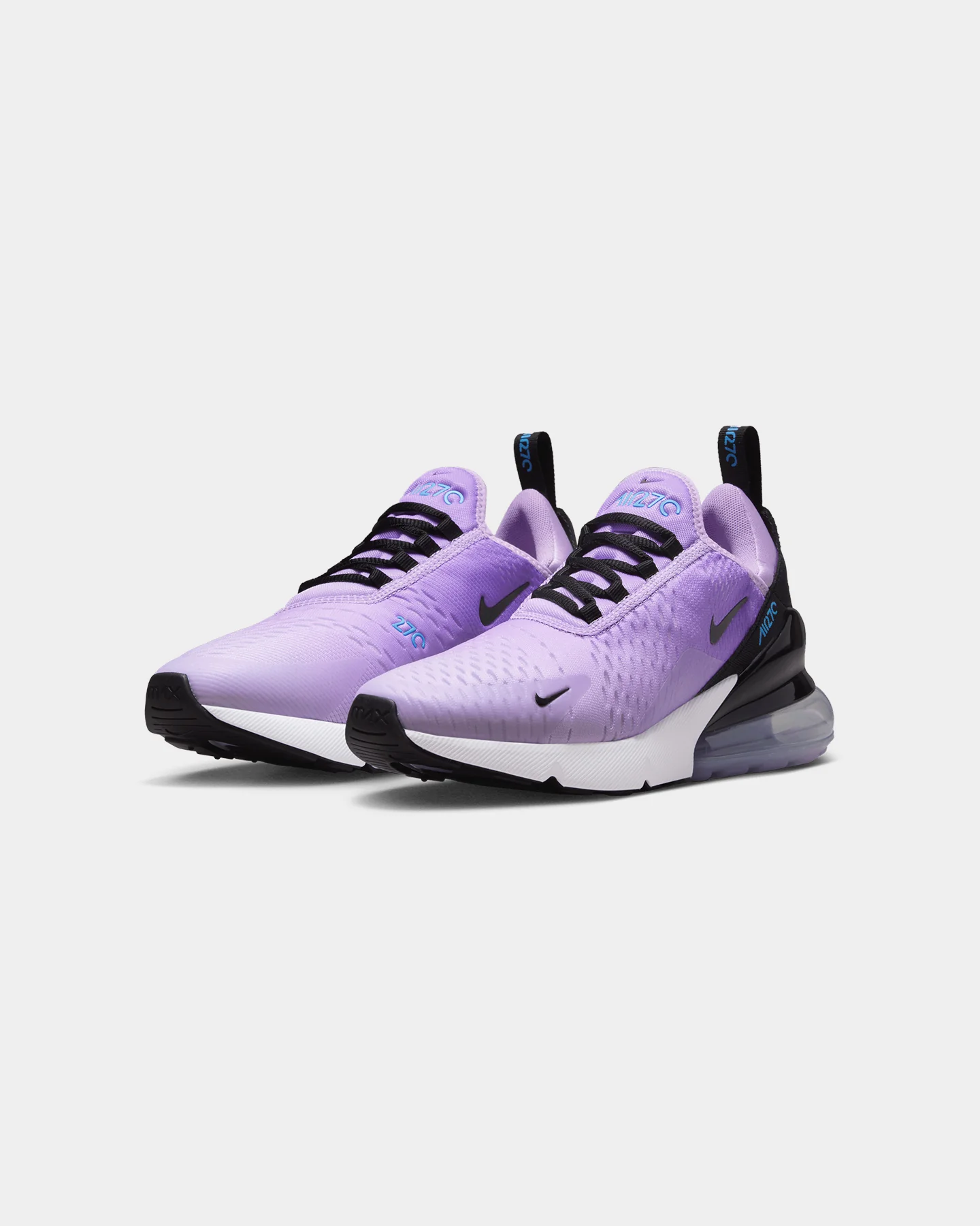 Nike Women's Air Max 270 Lilac/Black-University White - Image 2