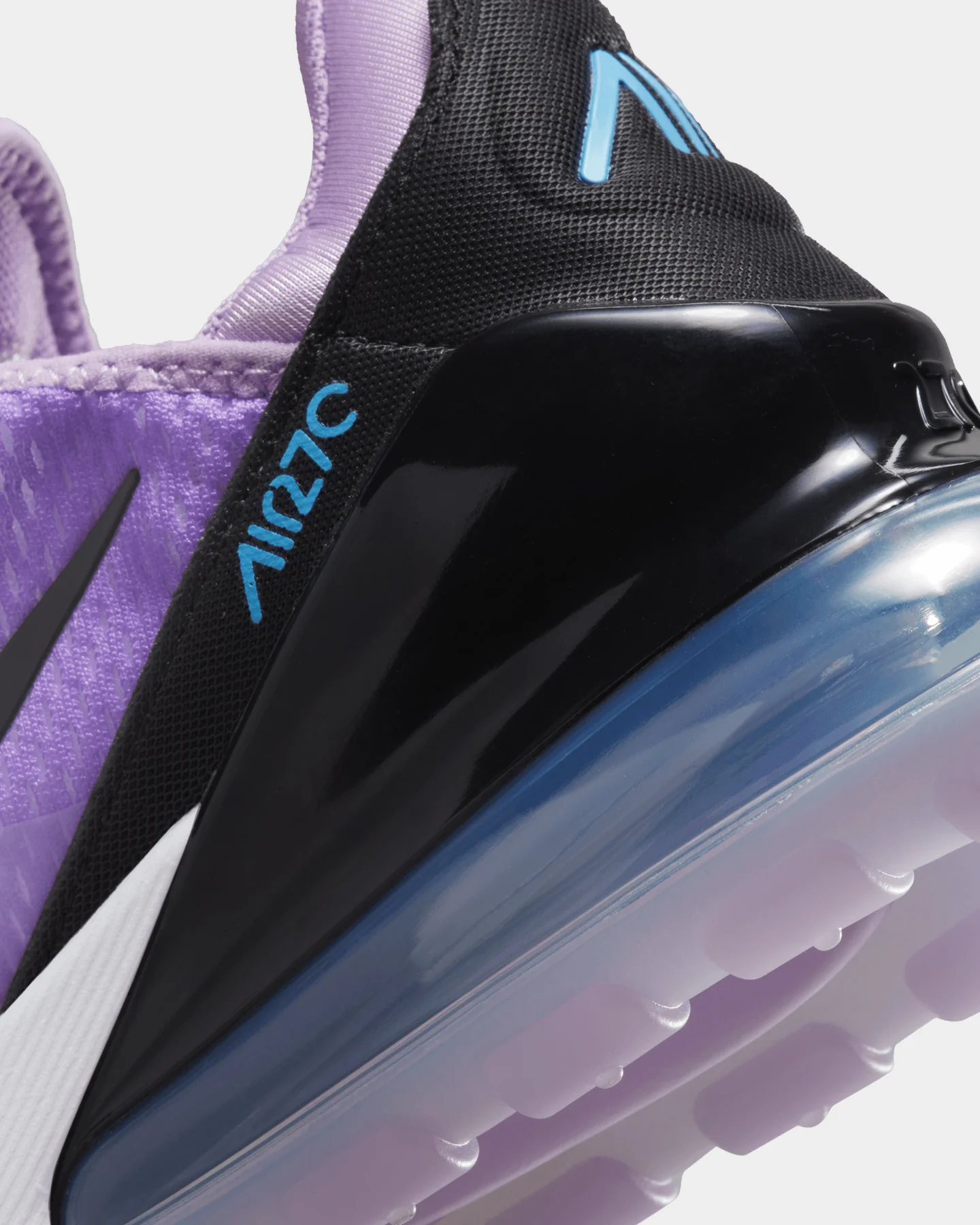 Nike Women's Air Max 270 Lilac/Black-University White - Image 8