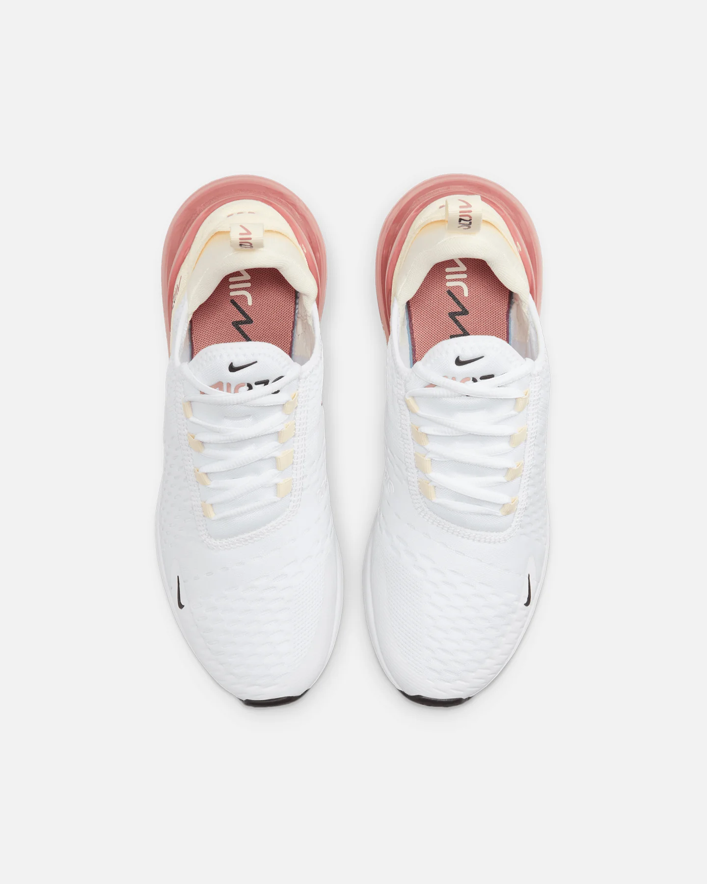 Nike Women's Air Max 270 White/Black- Pale Ivory - Image 7
