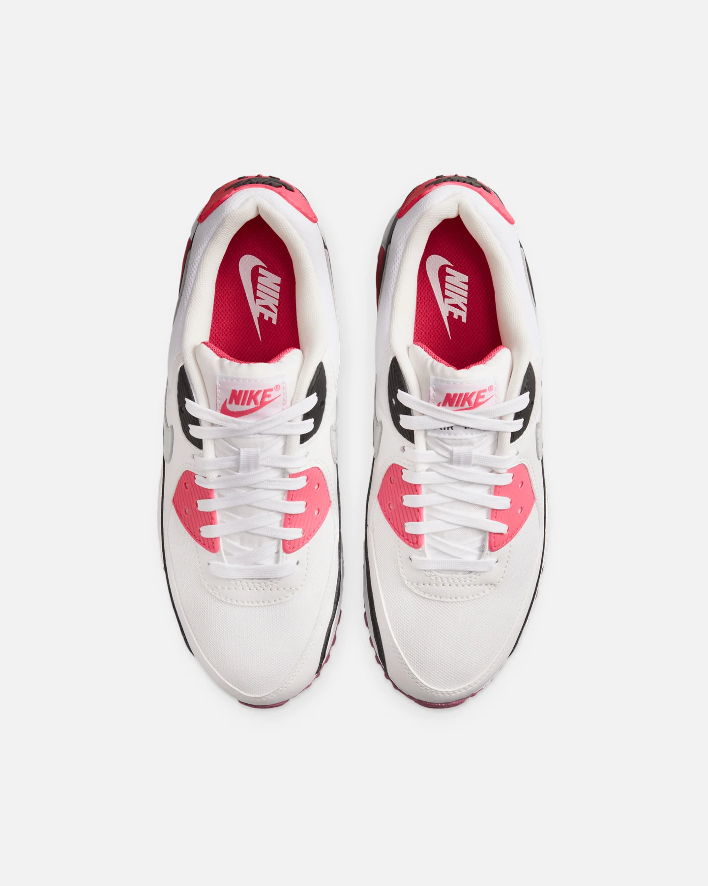 Nike Women's Air Max 90 White/Light Silver - Image 7