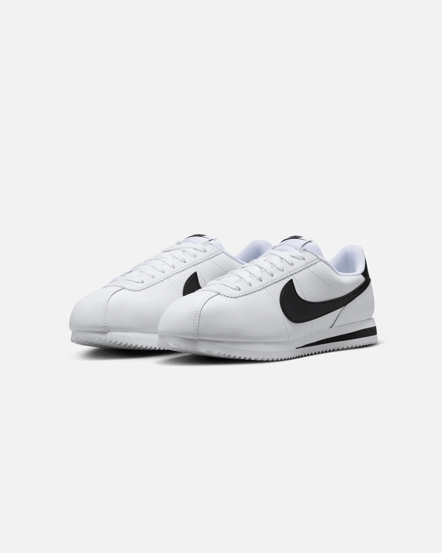 Nike Women's Cortez White/Black - Image 2