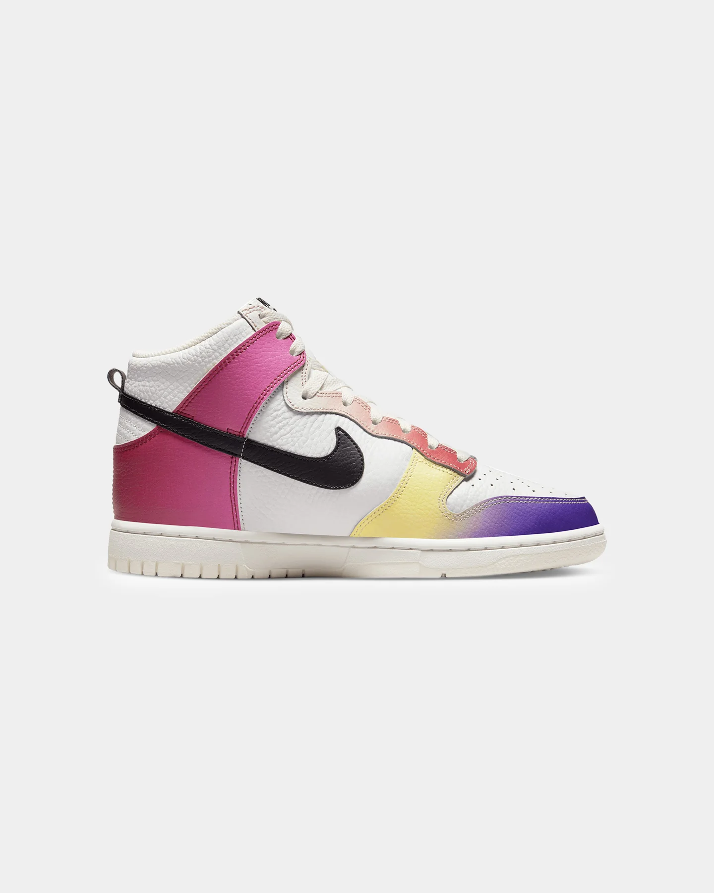 Nike Women's Dunk High "Multi-Colour Gradient" Summit White/Black - Image 4