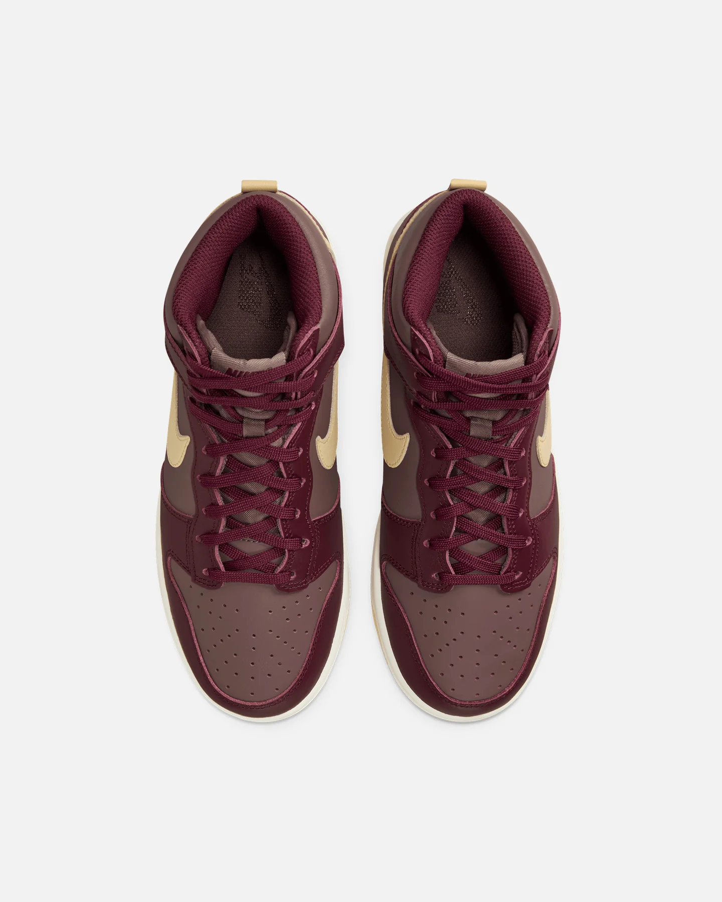 Nike Women's Dunk High Plum Eclipse/Pale Vanilla/Night Maroon - Image 7