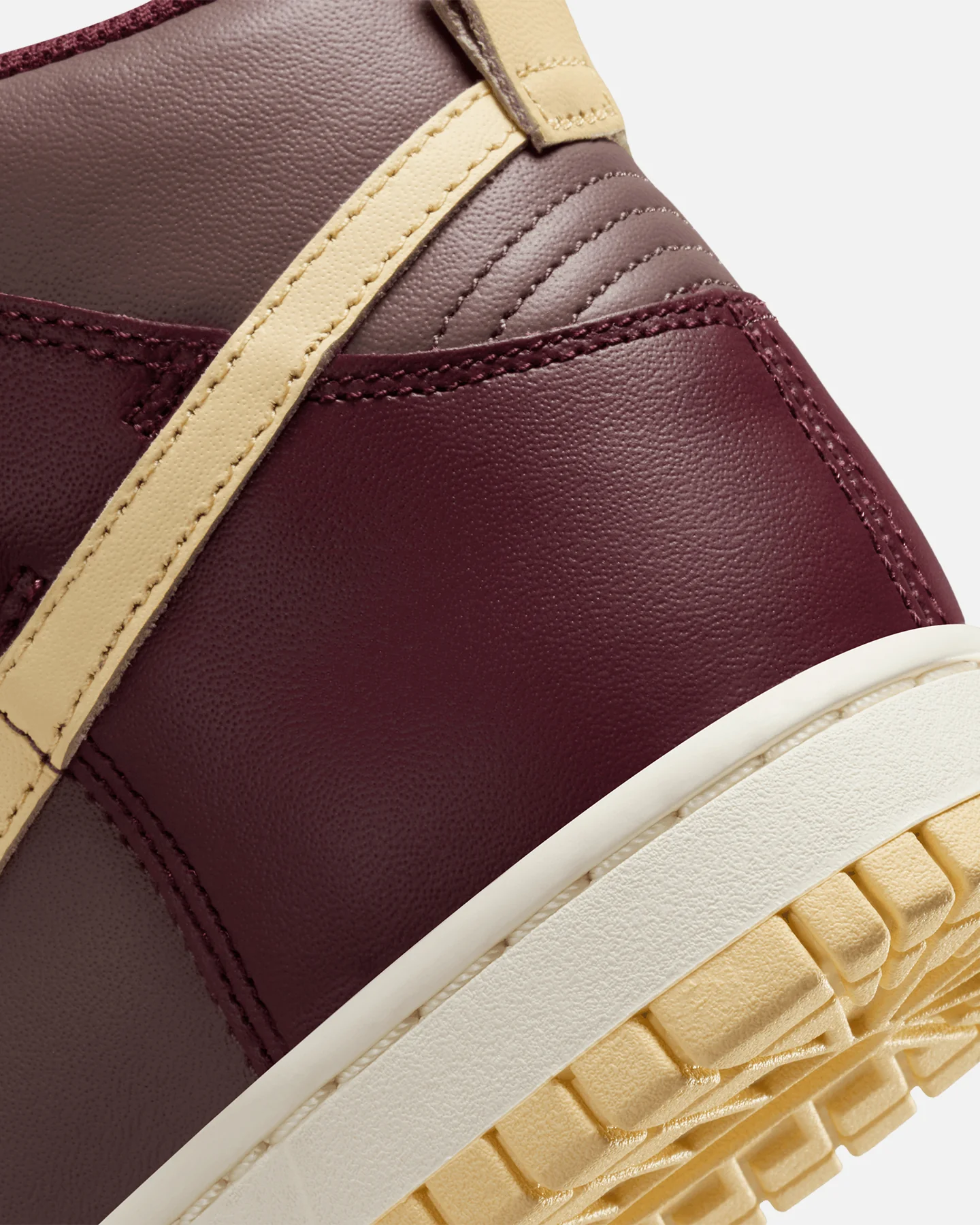 Nike Women's Dunk High Plum Eclipse/Pale Vanilla/Night Maroon - Image 8
