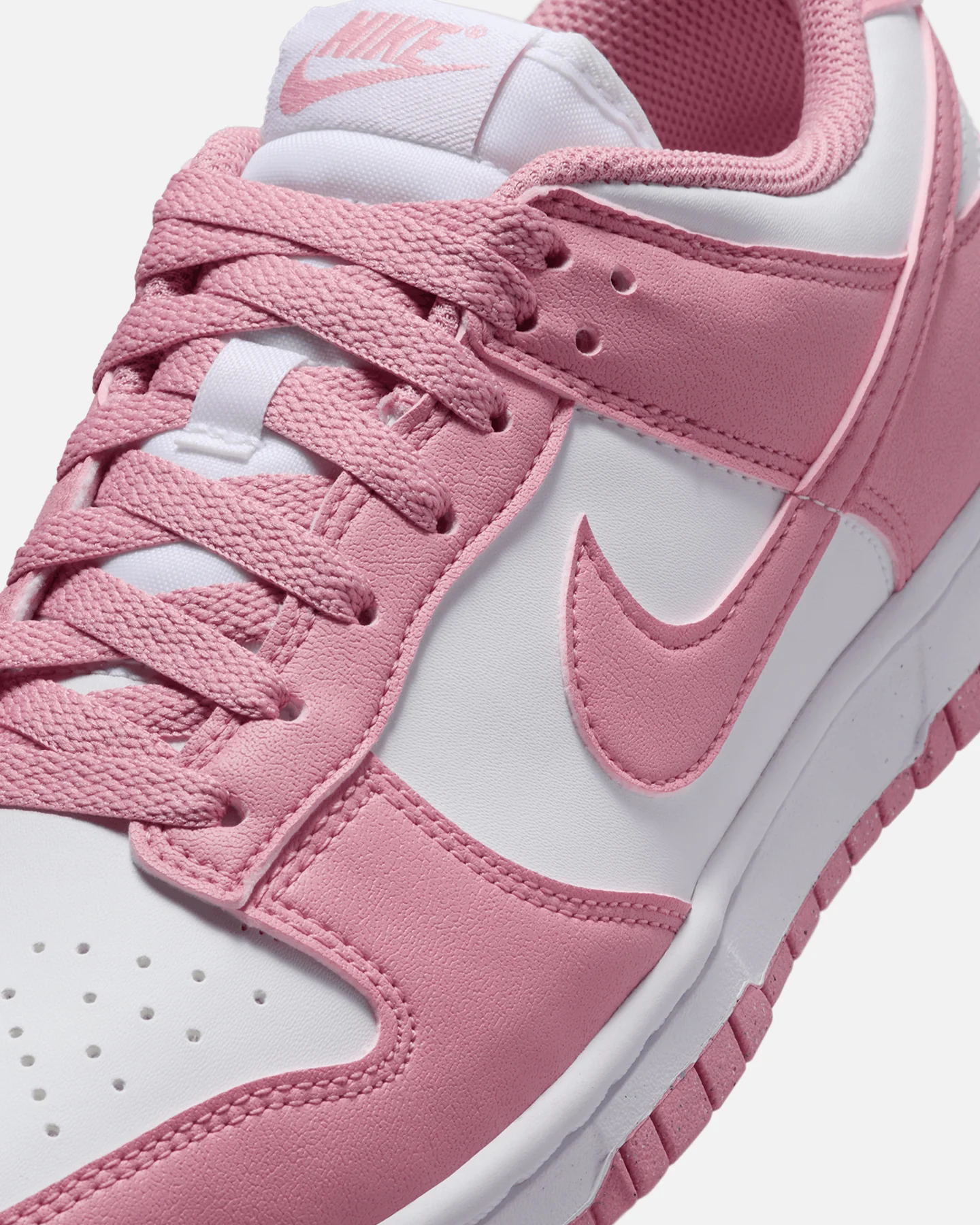 Nike Women's Dunk Low Next Nature "Elemental Pink" White/Pink - Image 6