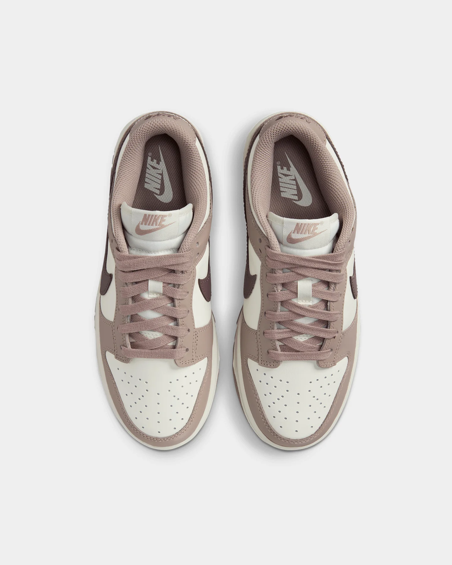Nike Women's Dunk Low "Diffused Taupe" Sail/Plum Eclipse - Image 7