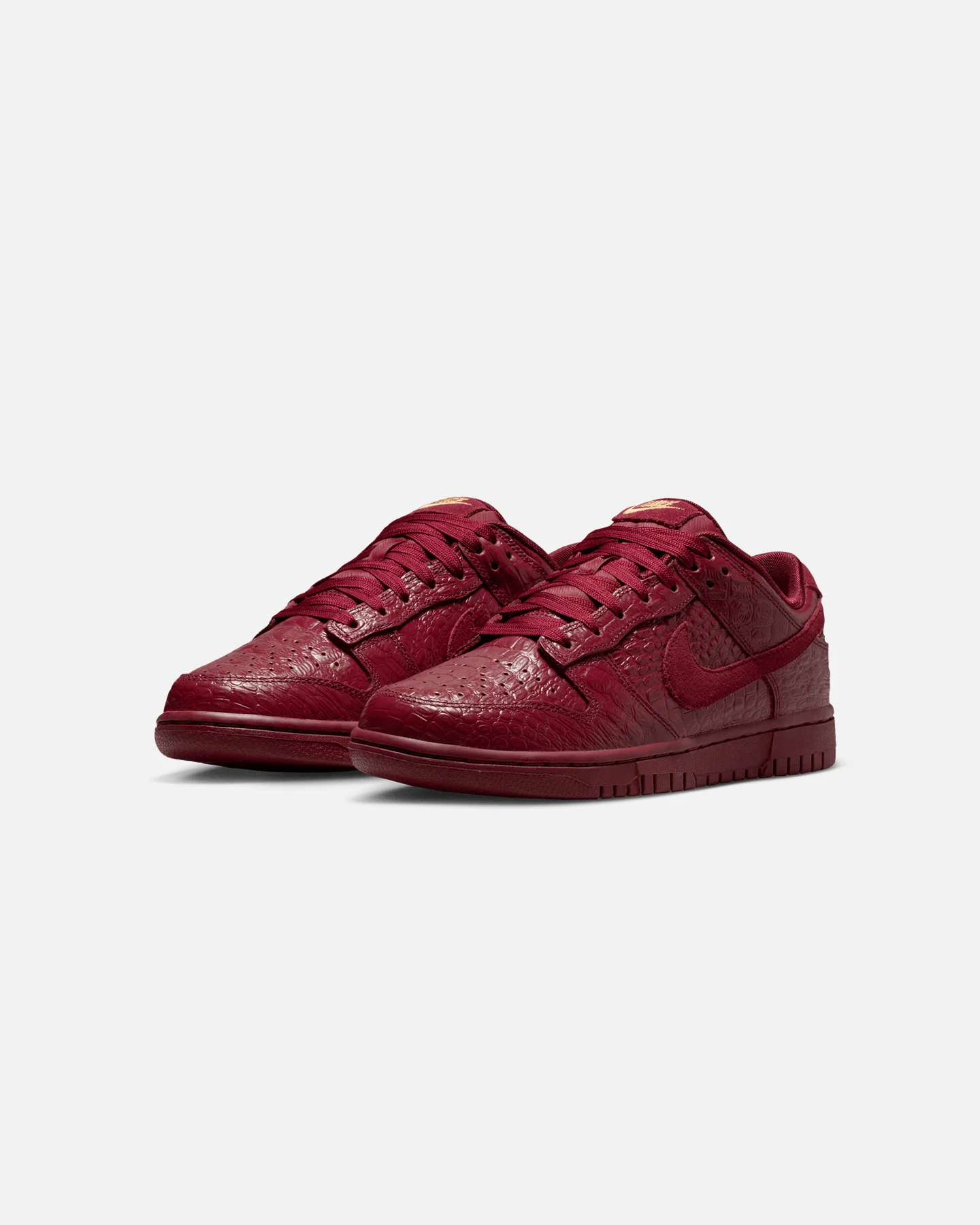 Nike Women's Dunk Low "Croc Skin" Team Red - Image 2