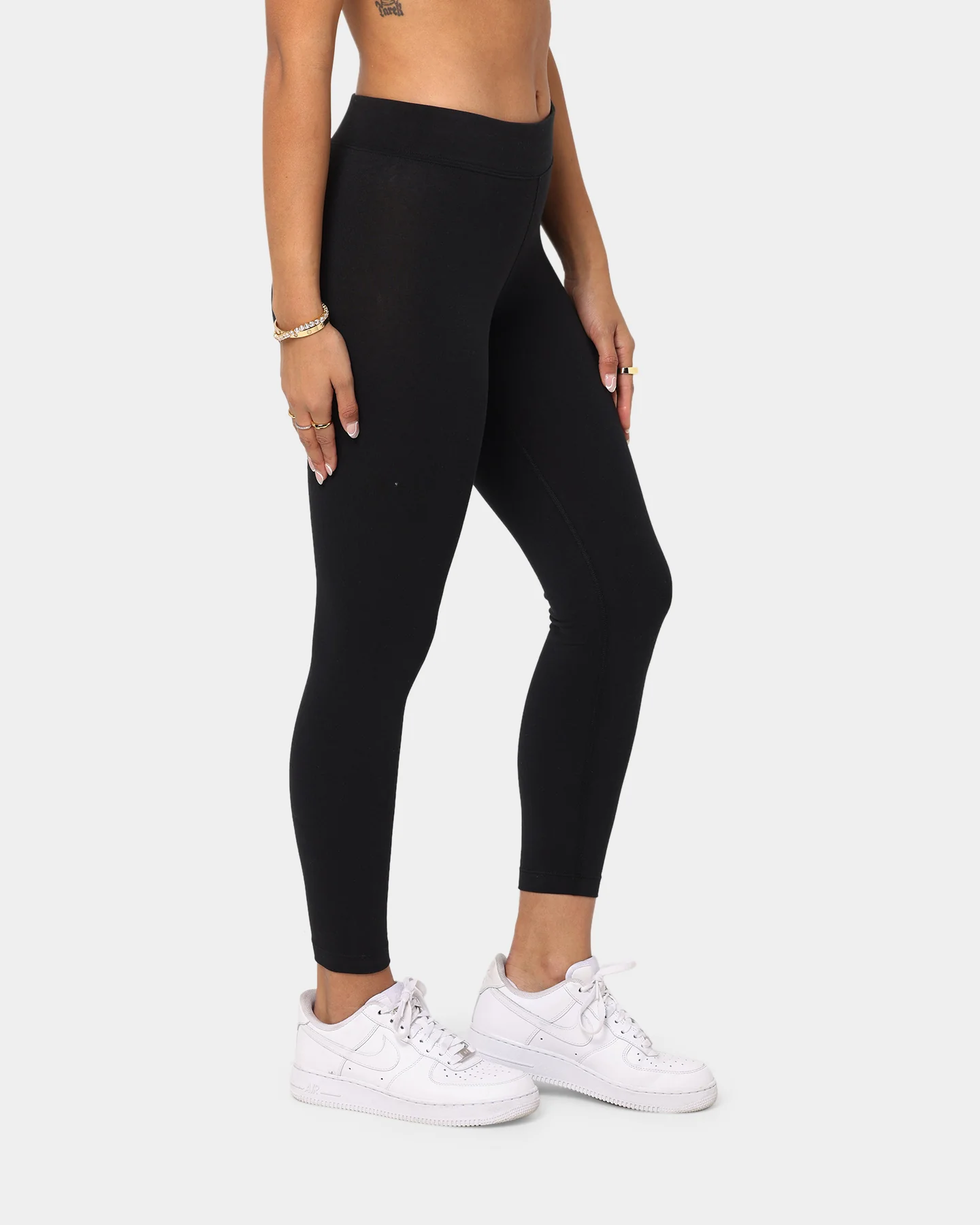 Nike Women's Nike Sportswear Essential 7/8 Leggings Black/White - Image 5