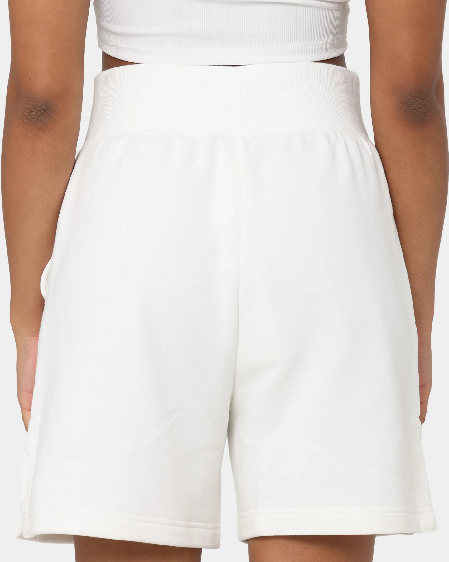 Nike Women's Nike Sportswear Phoenix Fleece High-Waisted Baller Shorts Sail/Black - Image 4