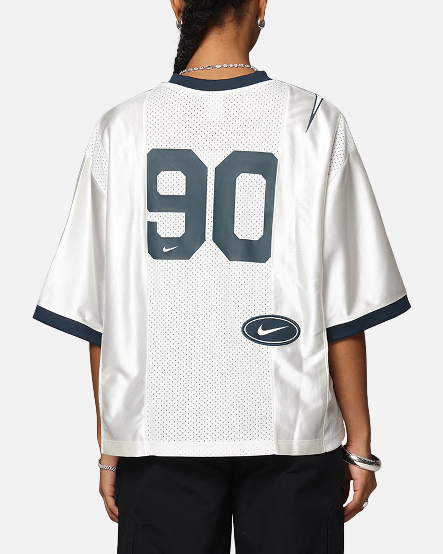 Nike Women's Oversized Graphic Jersey Sail - Image 2