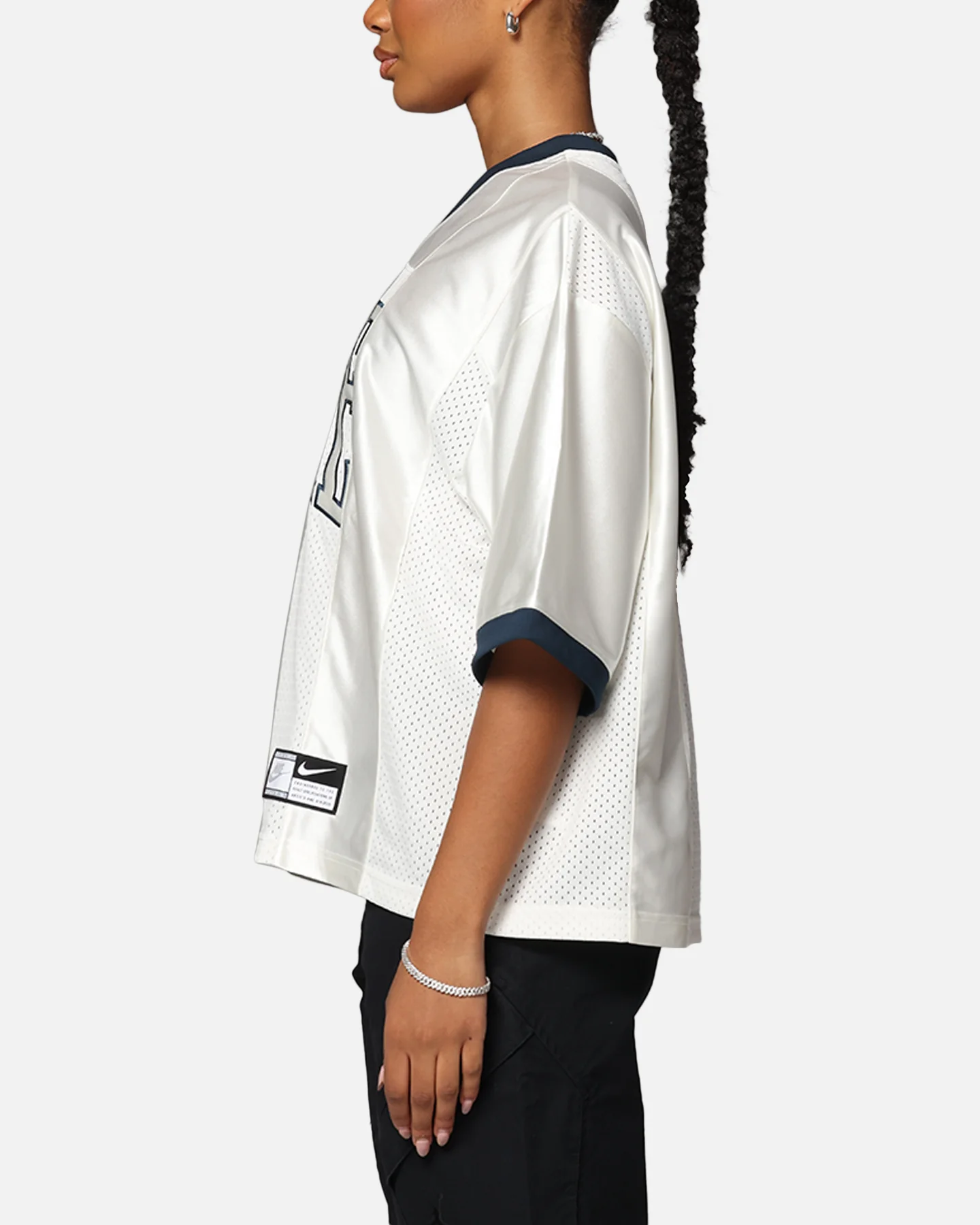 Nike Women's Oversized Graphic Jersey Sail - Image 5