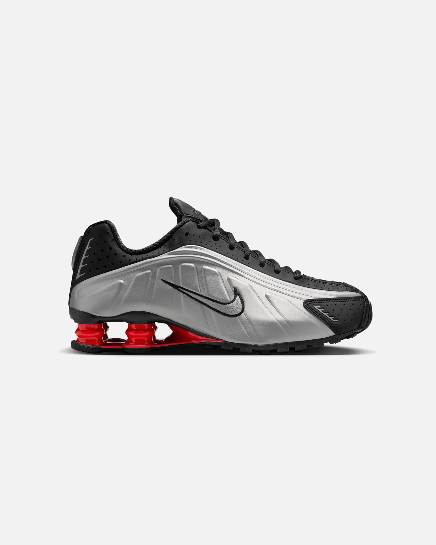 Nike Women's Shox R4 Black/Silver - Image 4