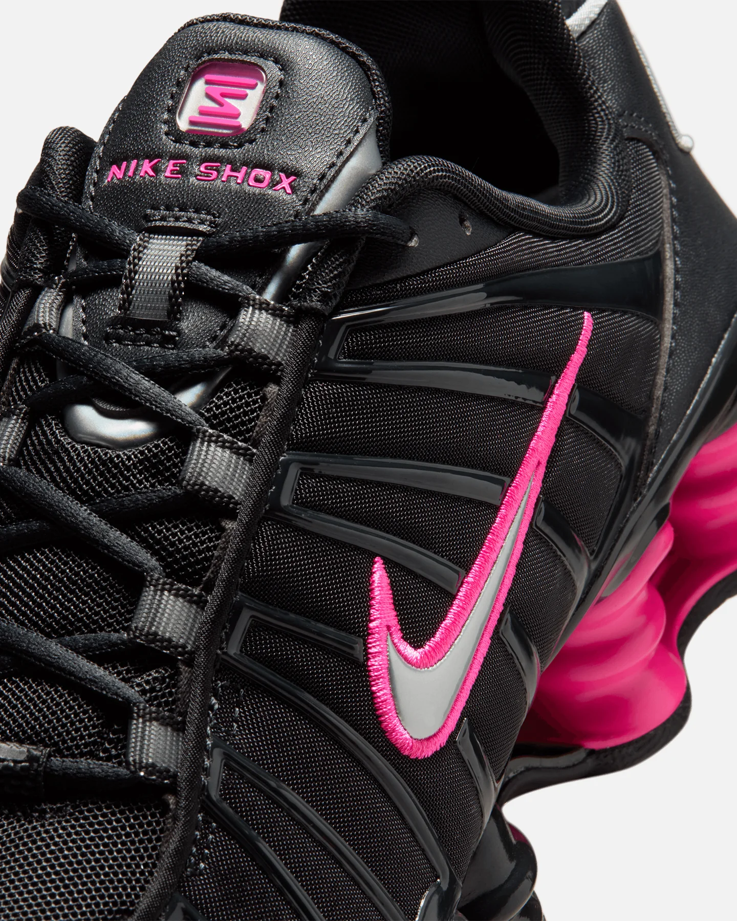 Nike Women's Shox TL Black/Pink - Image 6