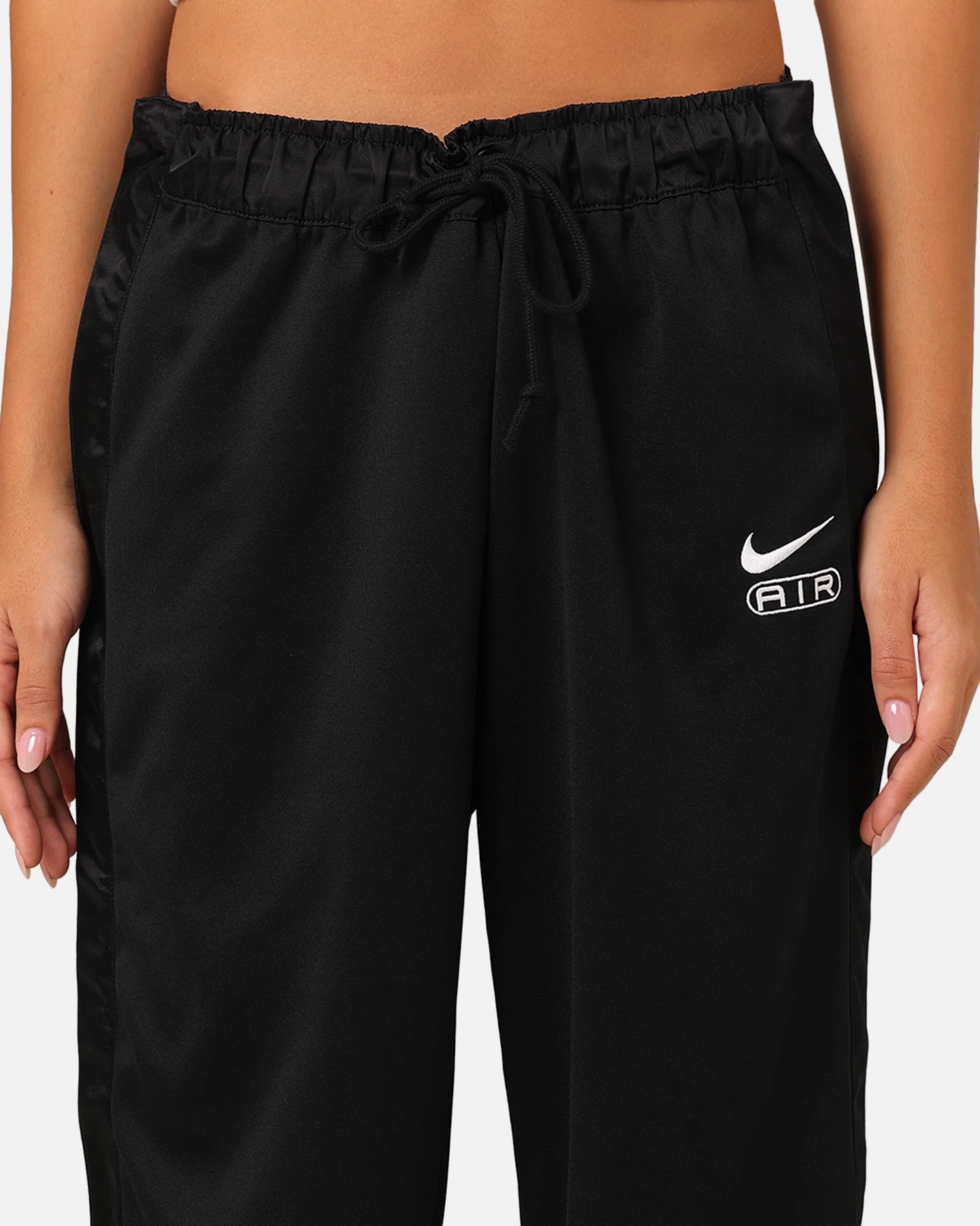 Nike Women's Sportswear Air Mid-Rise Breakaway Pants Black/White - Image 7