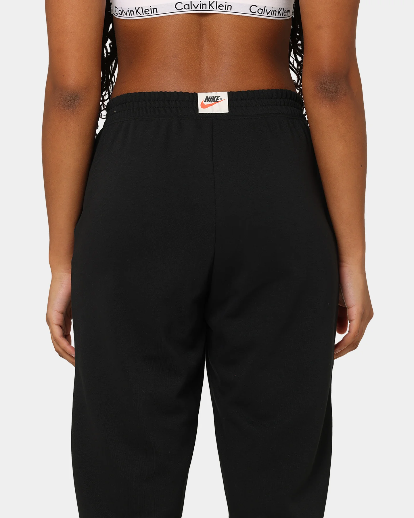 Nike Women's Sportswear Circa50 Fleece Pants Black/White - Image 8