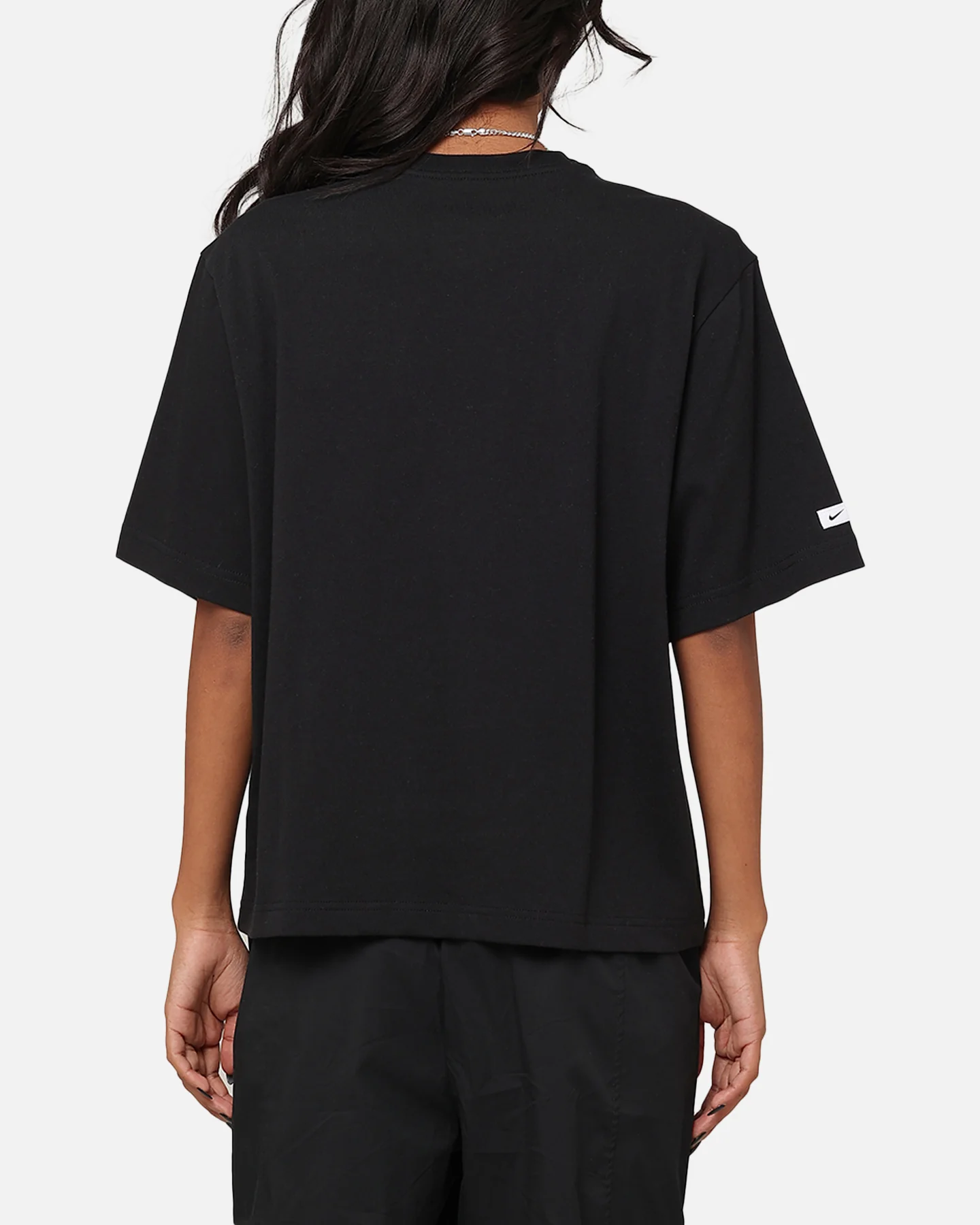 Nike Women's Sportswear Classic Boxy T-Shirt Black - Image 3