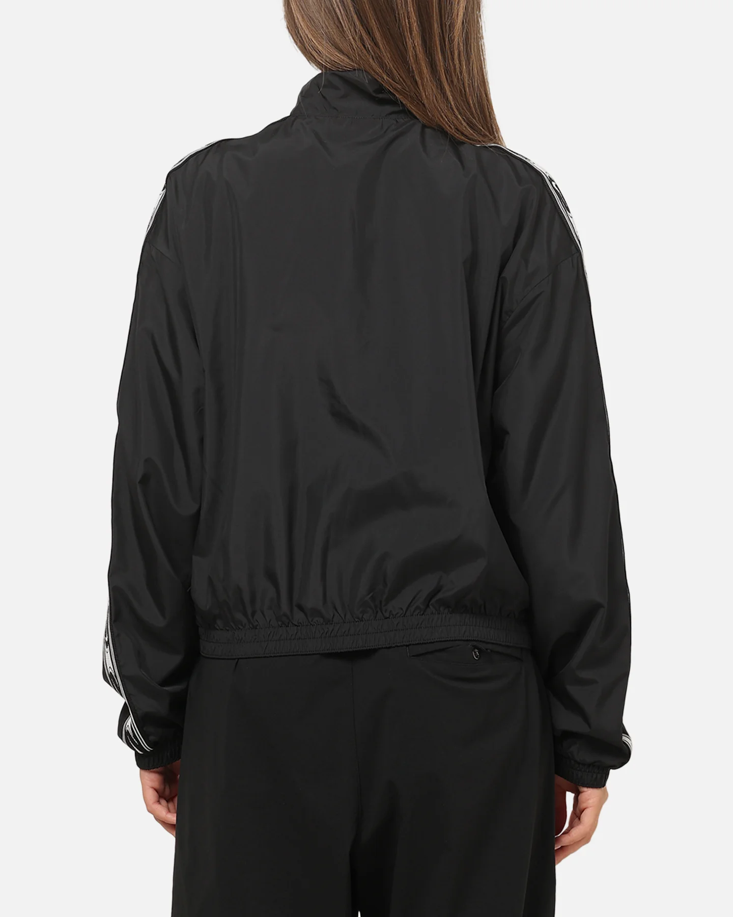 Nike Women's Sportswear Classic Loose Woven Jacket Black/Sail - Image 3
