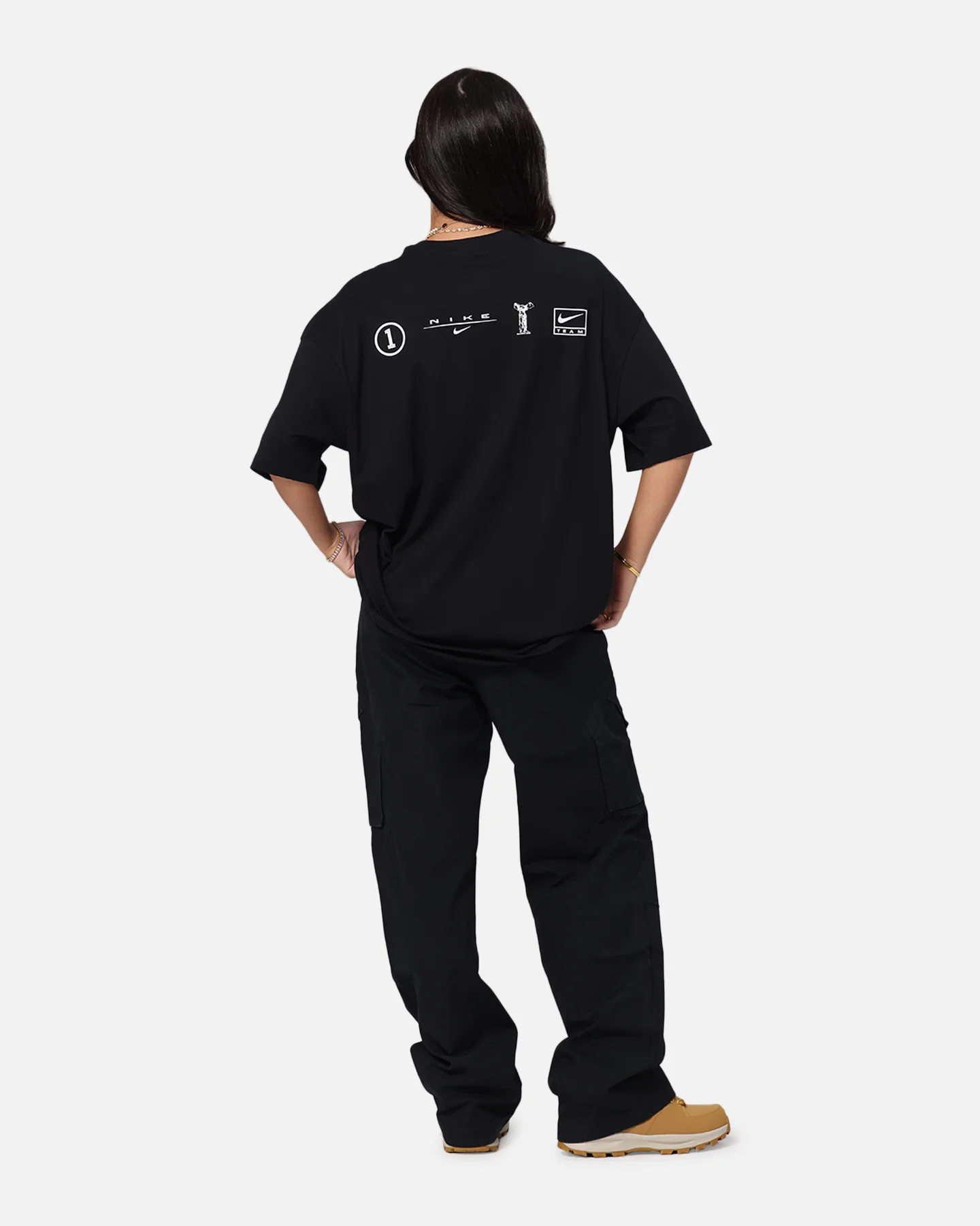 Nike Women's Sportswear Dance Oversized T-Shirt Black - Image 4