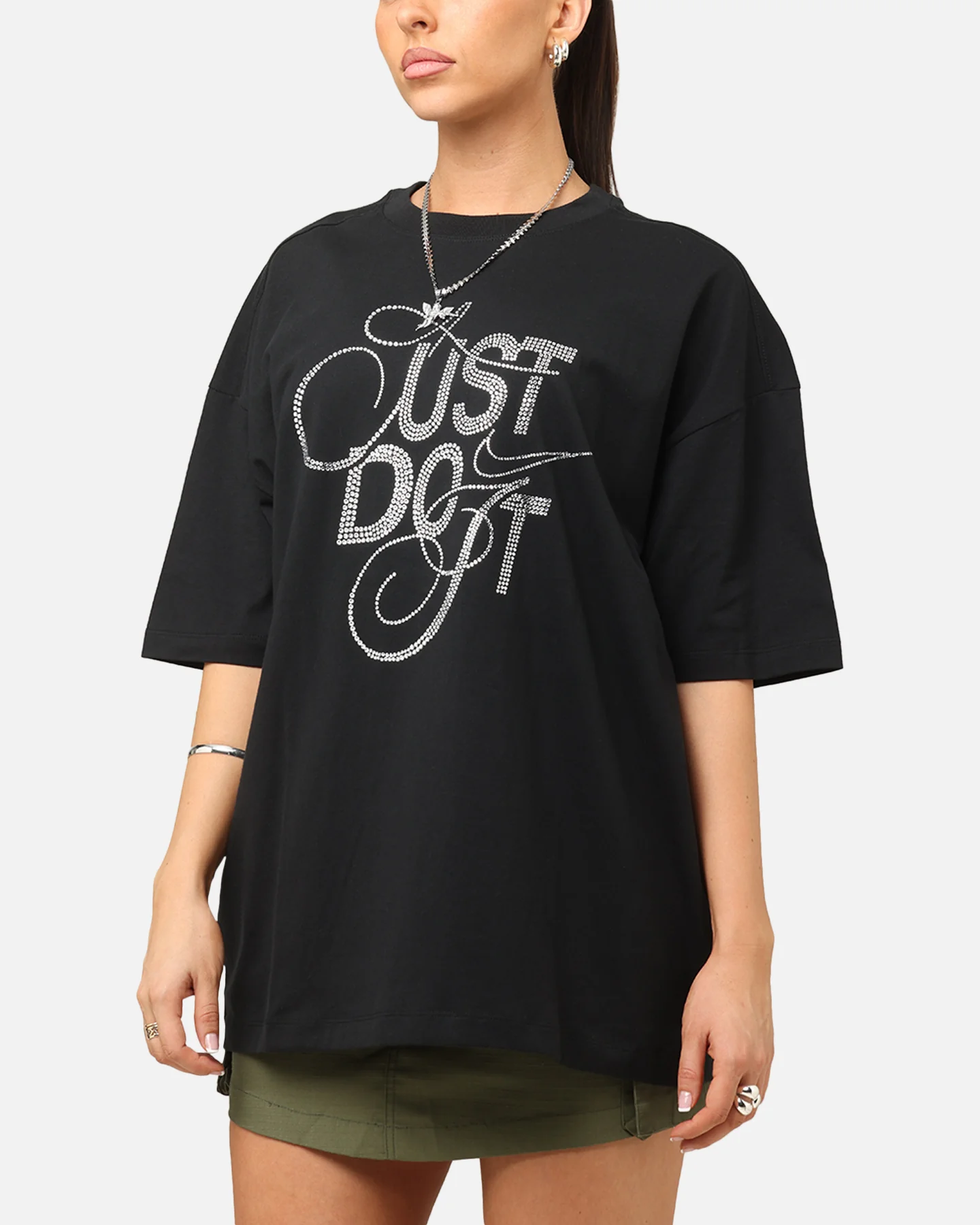 Nike Women's Sportswear Dance Oversized T-Shirt Black - Image 5