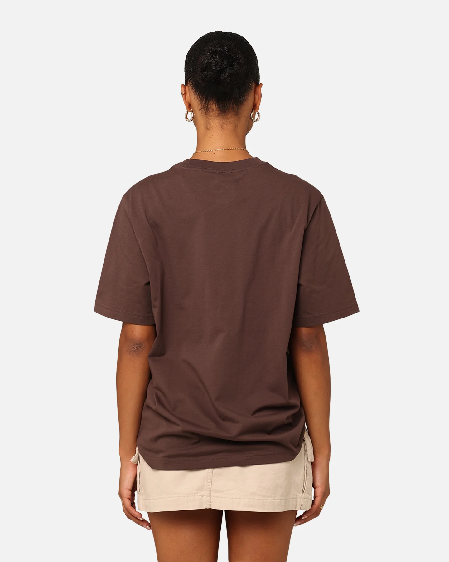 Nike Women's Sportswear Essential Boyfriend T-Shirt Baroque Brown - Image 4