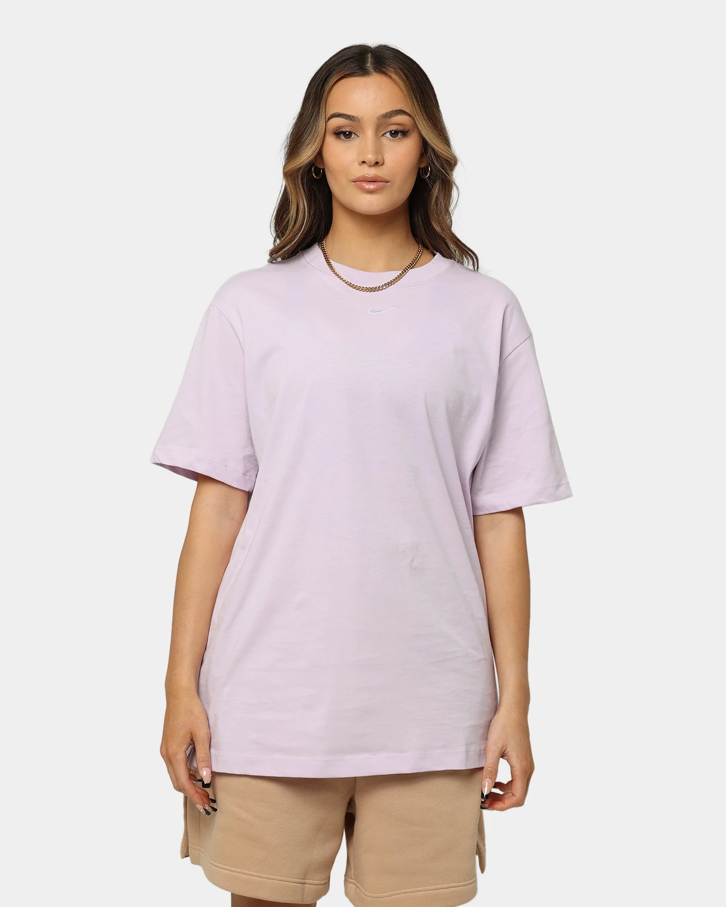 Nike Women's Sportswear Essentials T-Shirt Doll/White - Image 3