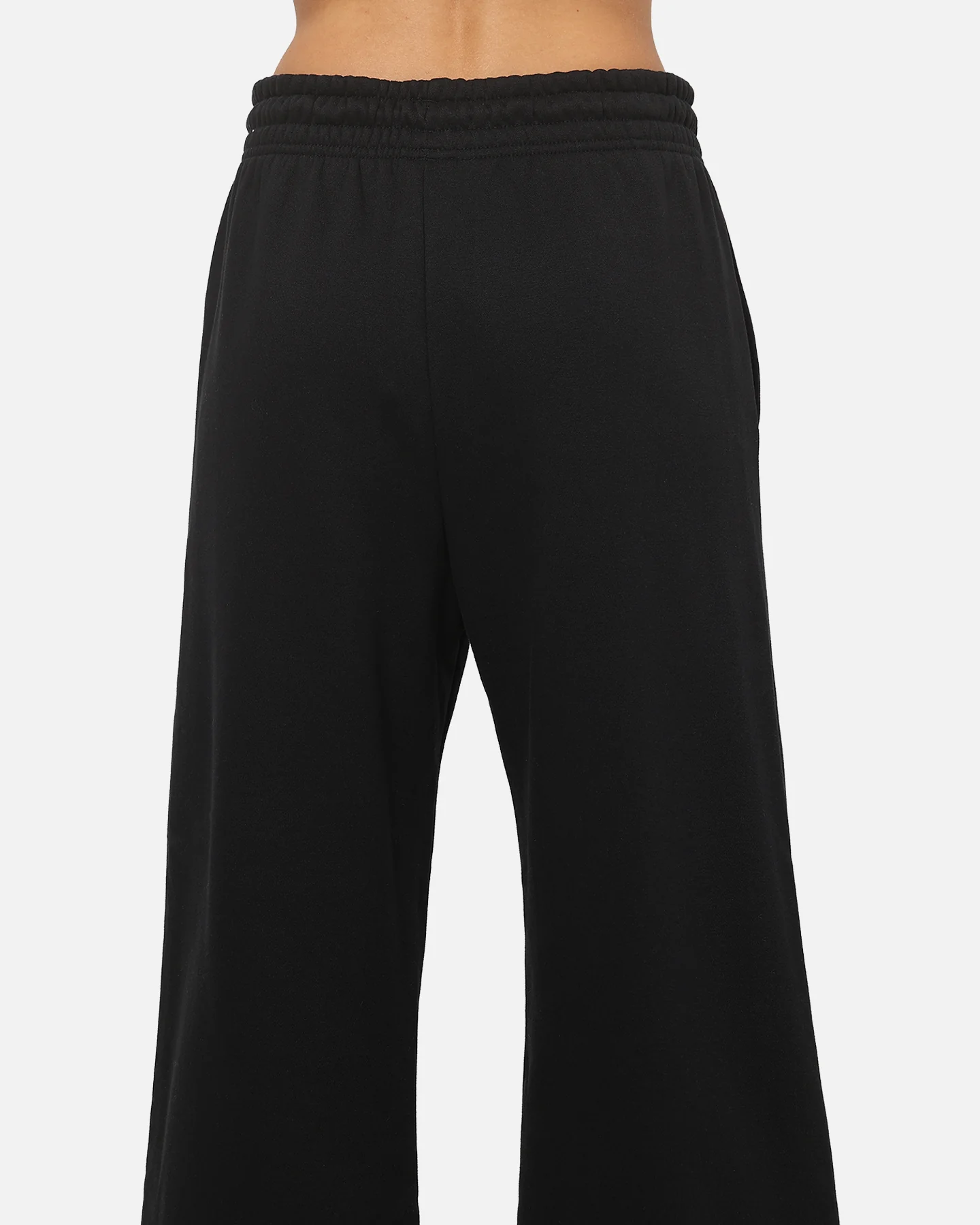 Nike Women's Sportswear Phoenix Fleece High Waisted Wide Leg Sweat Pants Black/Sail - Image 8