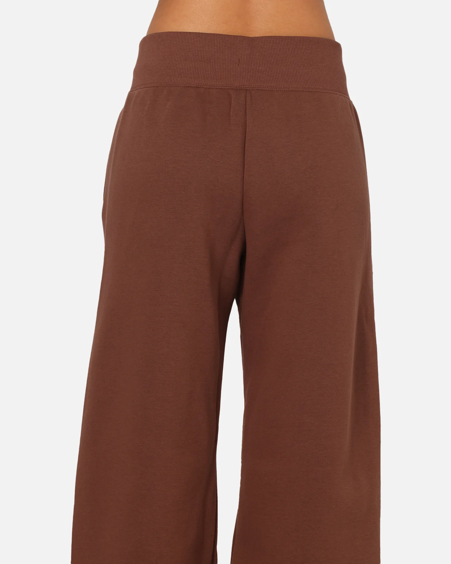 Nike Women's Sportswear Phoenix Fleece High Waisted Wide Leg Sweat Pants Fauna Brown/Sail - Image 8
