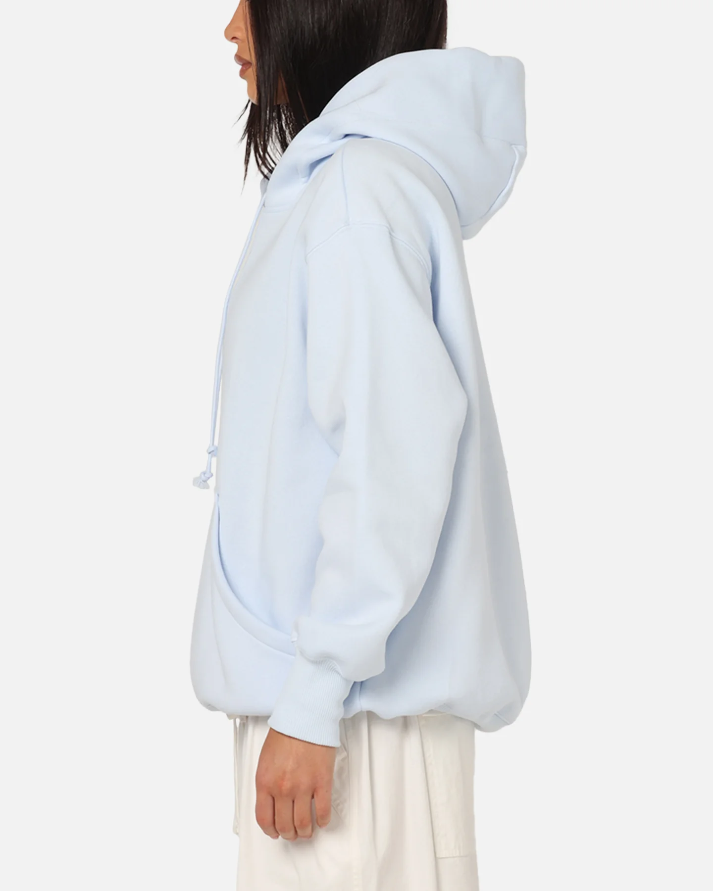 Nike Women's Sportswear Phoenix Fleece Oversized Pullover Hoodie Blue - Image 5