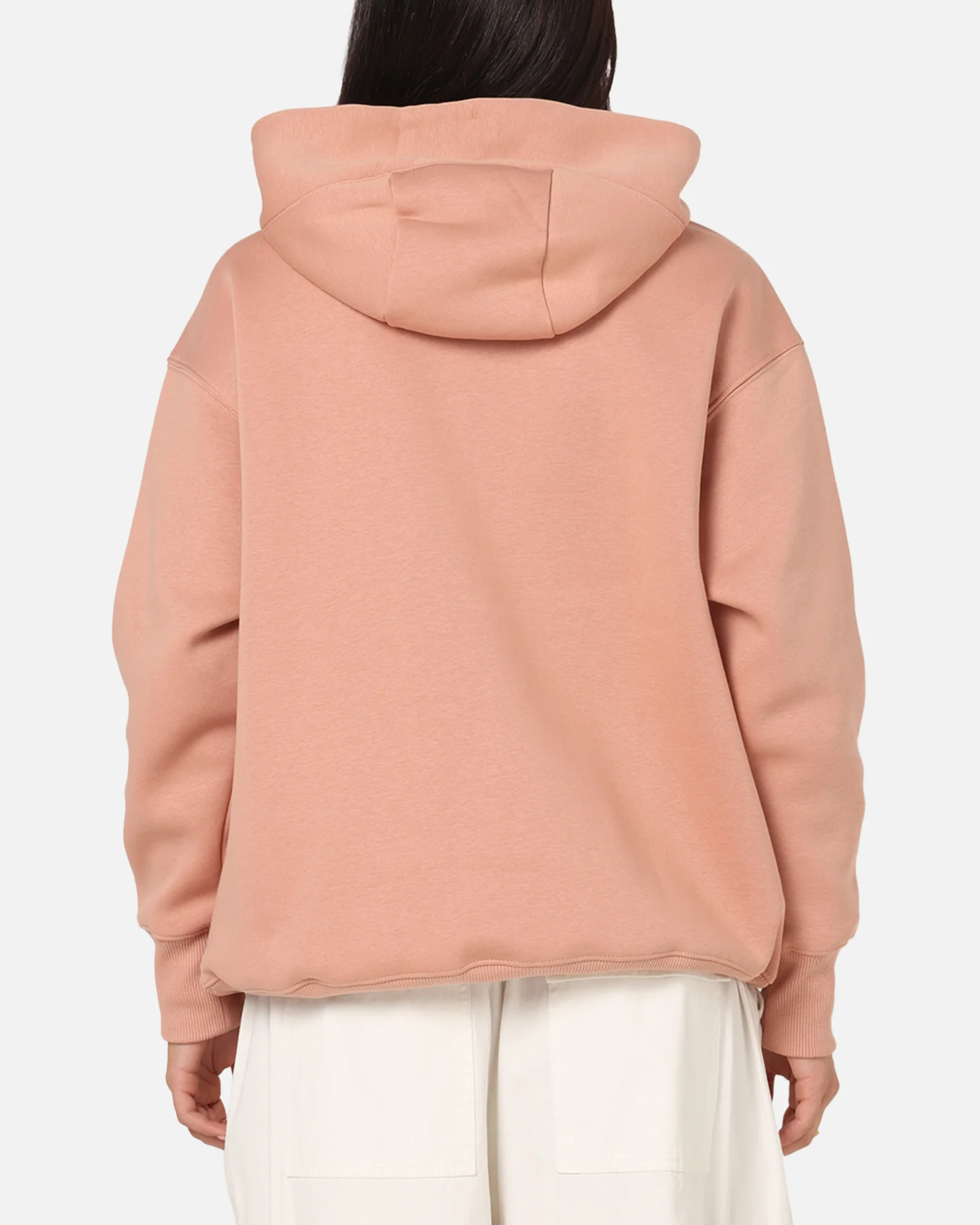 Nike Women's Sportswear Phoenix Fleece Oversized Pullover Hoodie Rose Gold - Image 3