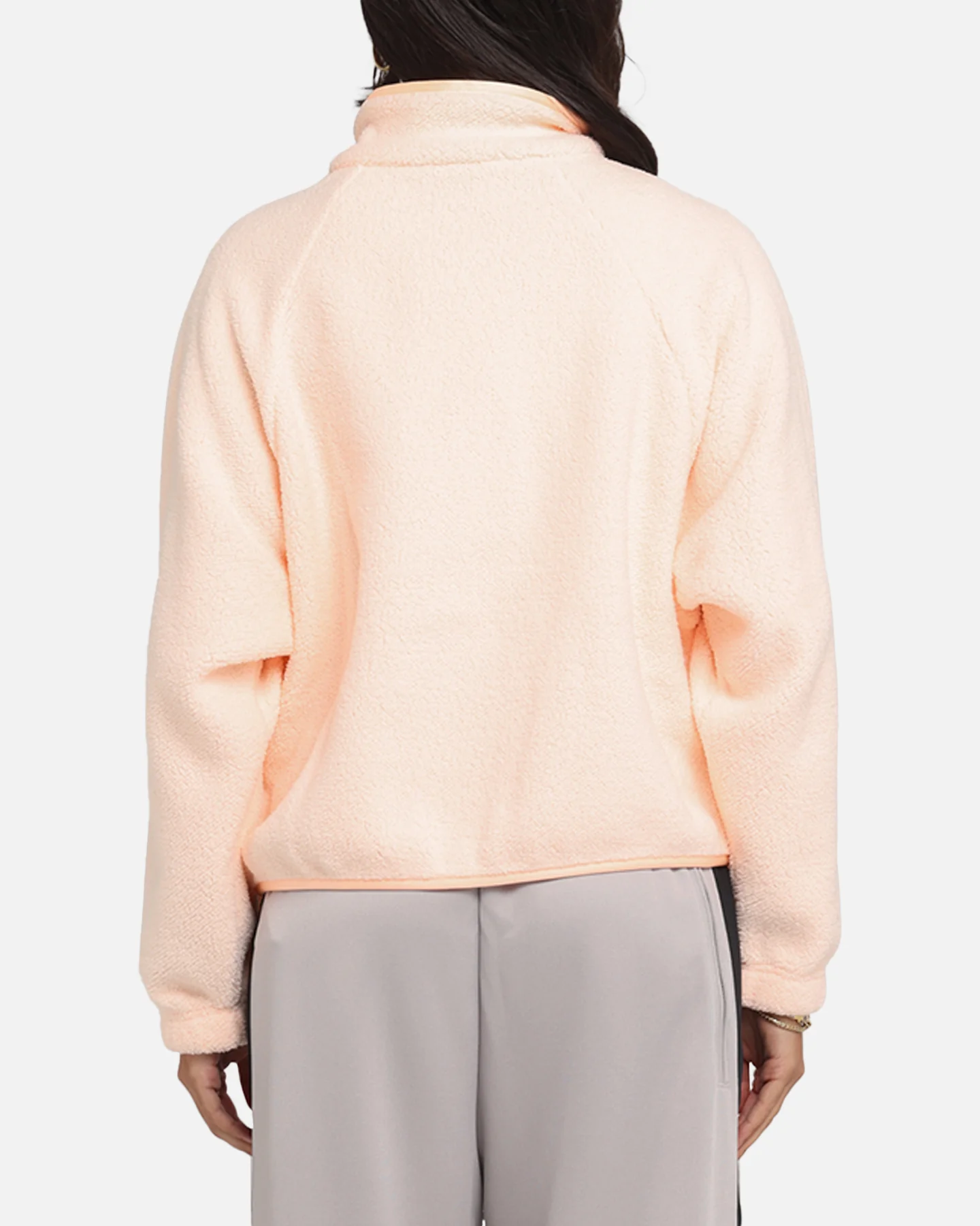 Nike Women's Sportswear Sherpa Jacket Crimson - Image 3