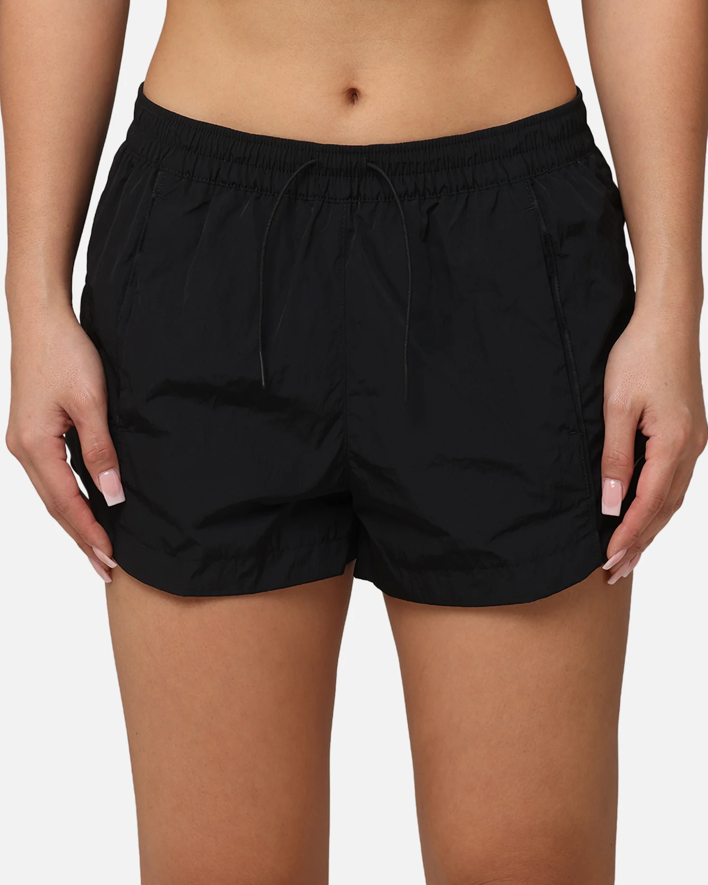 Nike Women's Sportswear Windrunner Mid-Rise 2" Woven Shorts Black/White - Image 7