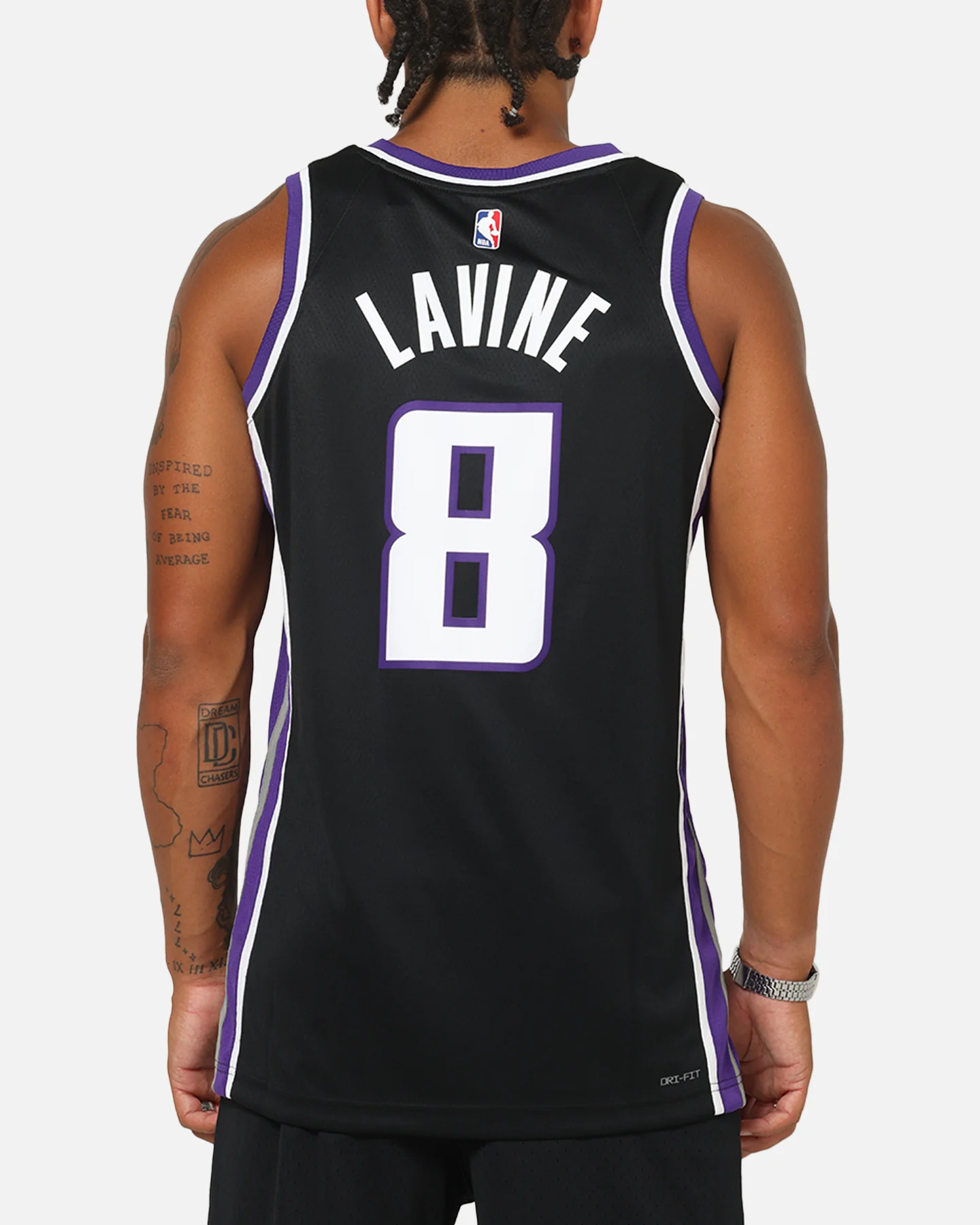 Nike Zach LaVine Sacramento Kings #8 Icon Edition 2023/24 Nike Dri-Fit NBA Swingman Jersey Black - Image 2