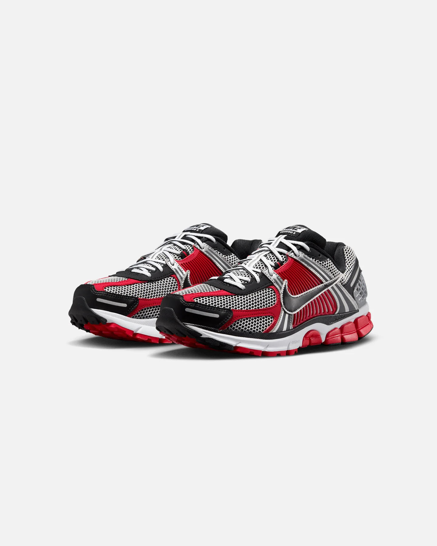 Nike Zoom Vomero 5 Metallic Silver/Black-University Red - Image 2
