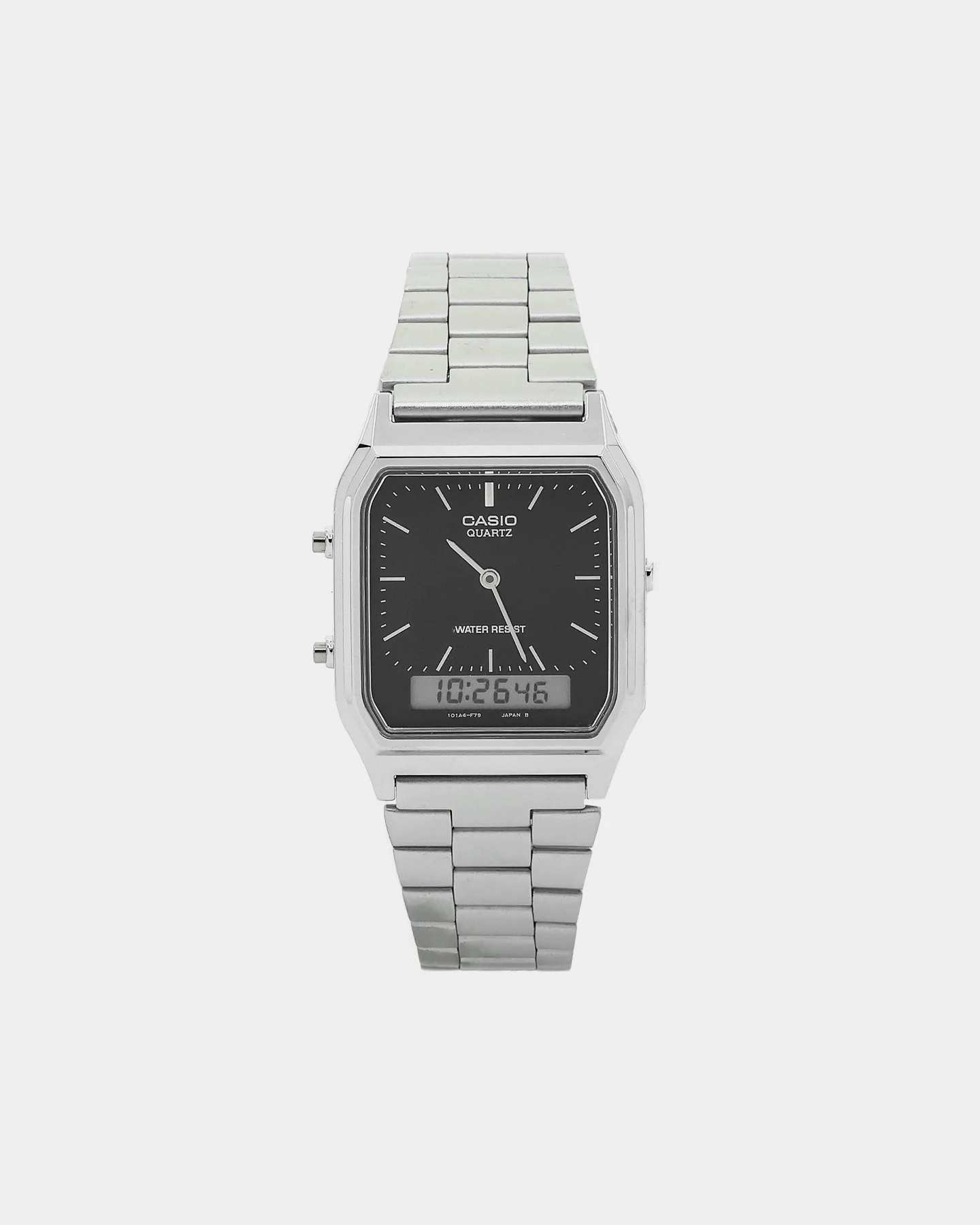 Casio AQ230A-1DS Watch Silver/Black - Image 2