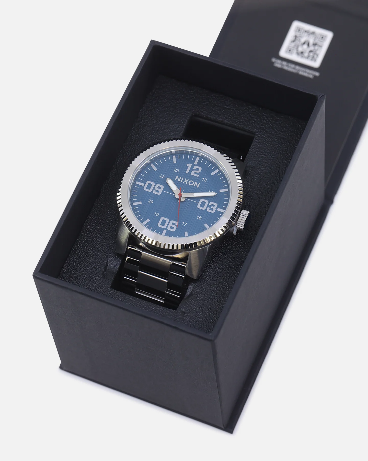 Nixon Corporal Stainless Steel Watch Silver/Indigo - Image 6