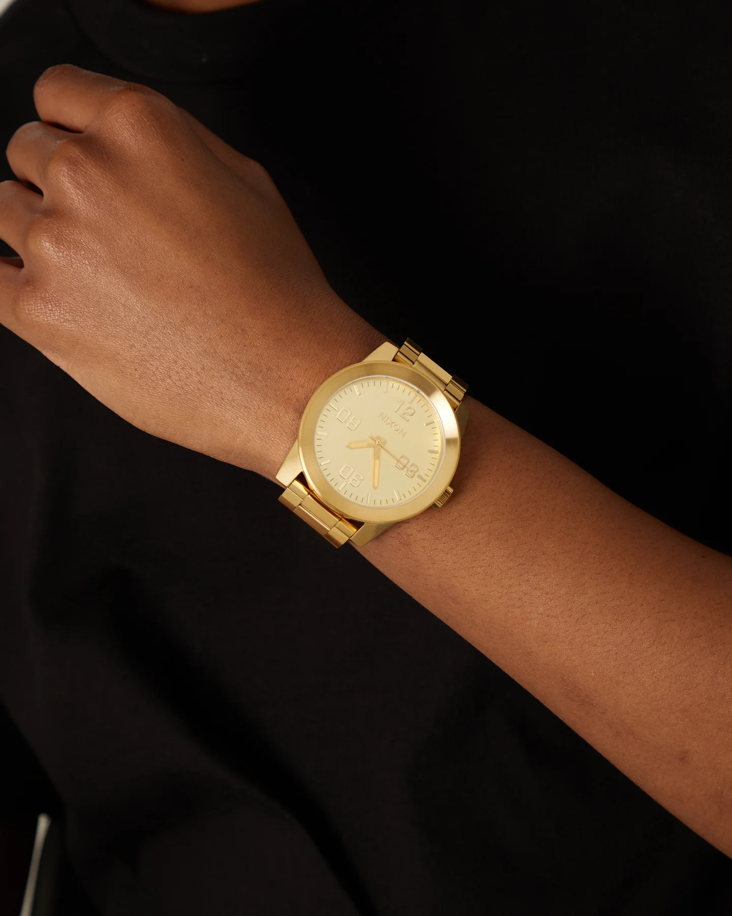 Nixon Corporal Stainless Steel Watch Gold - Image 2