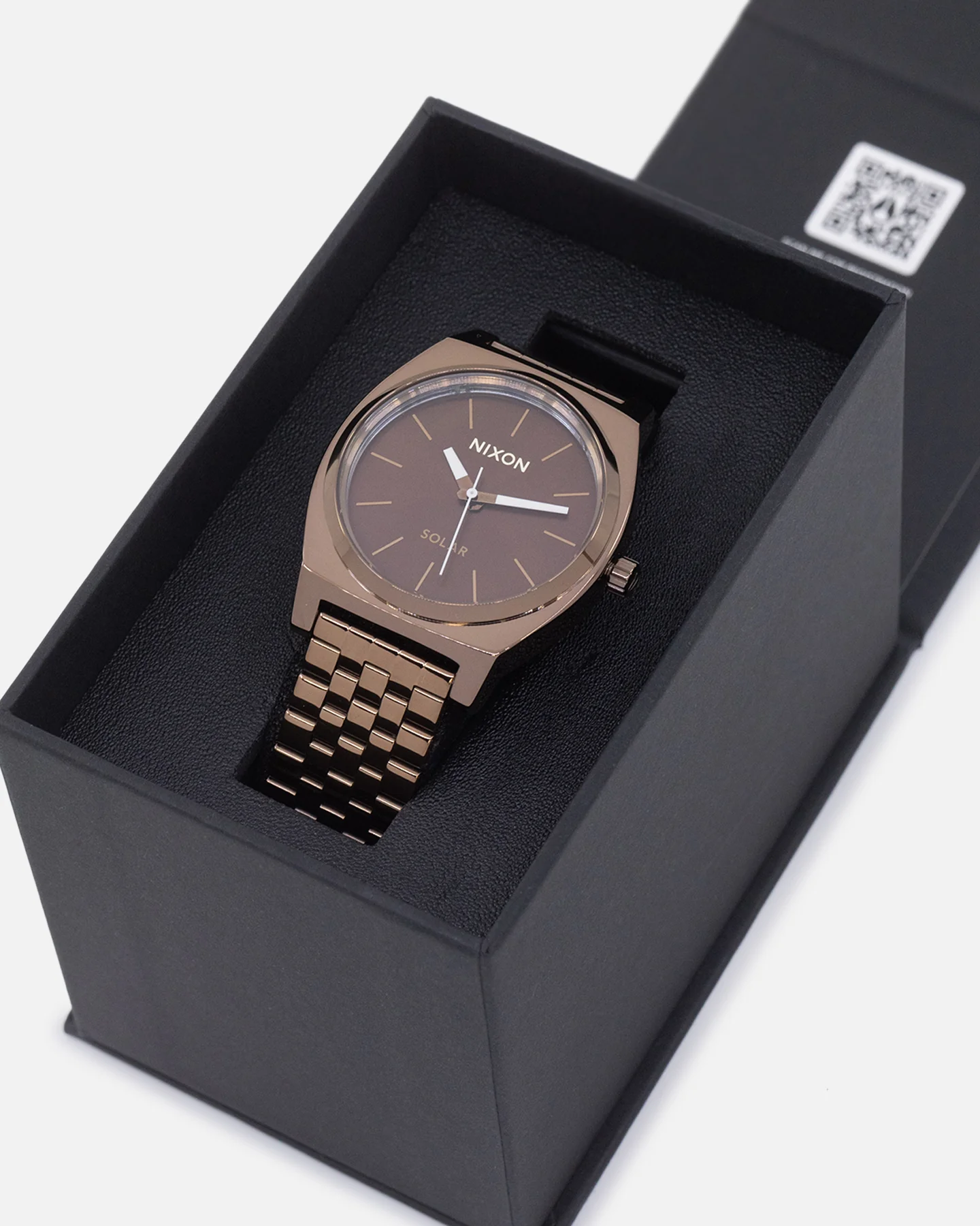 Nixon Time Teller Solar Watch Chocolate/Cappuccino - Image 4